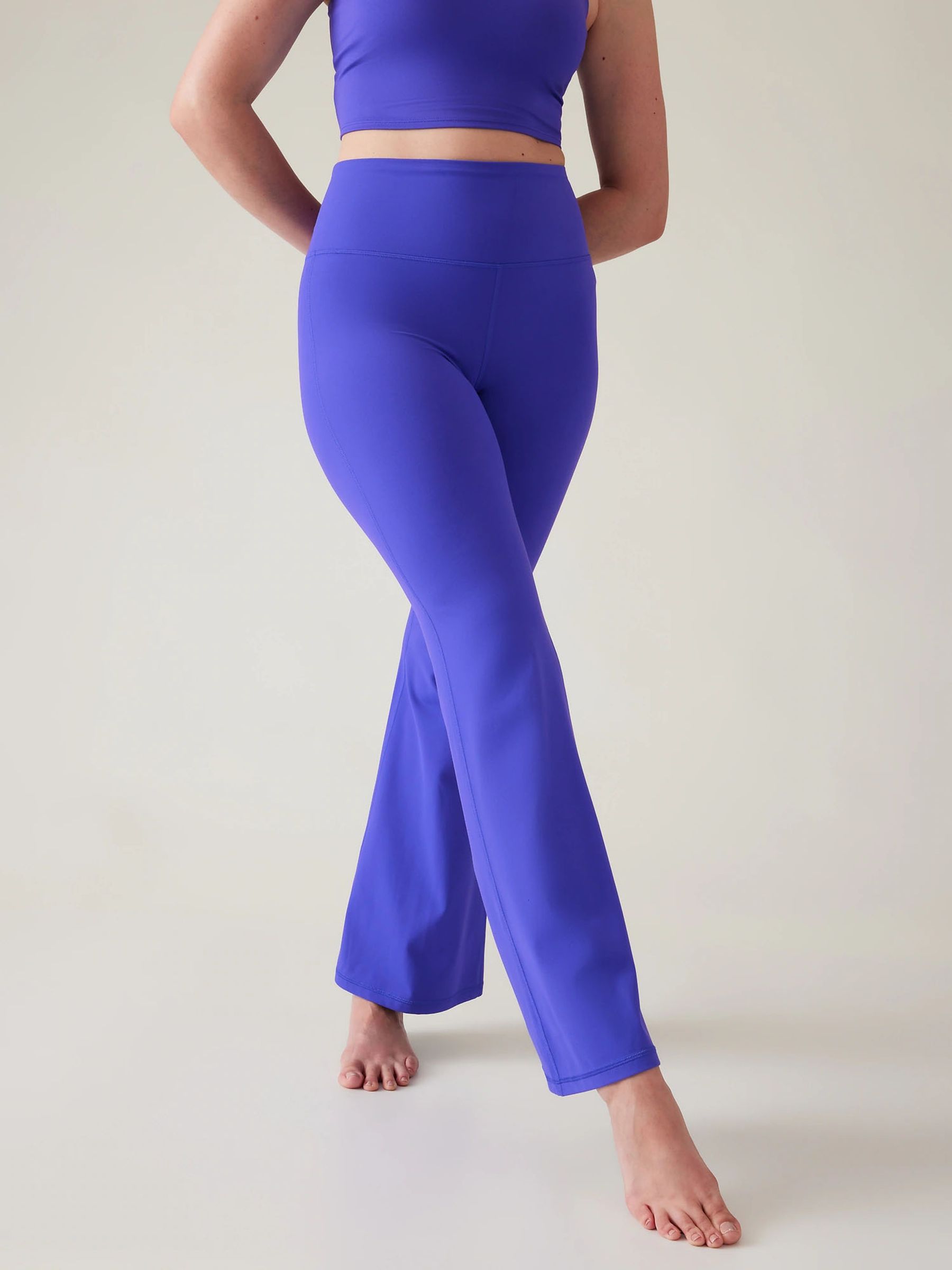 Athleta Blue Elation Flare Trousers