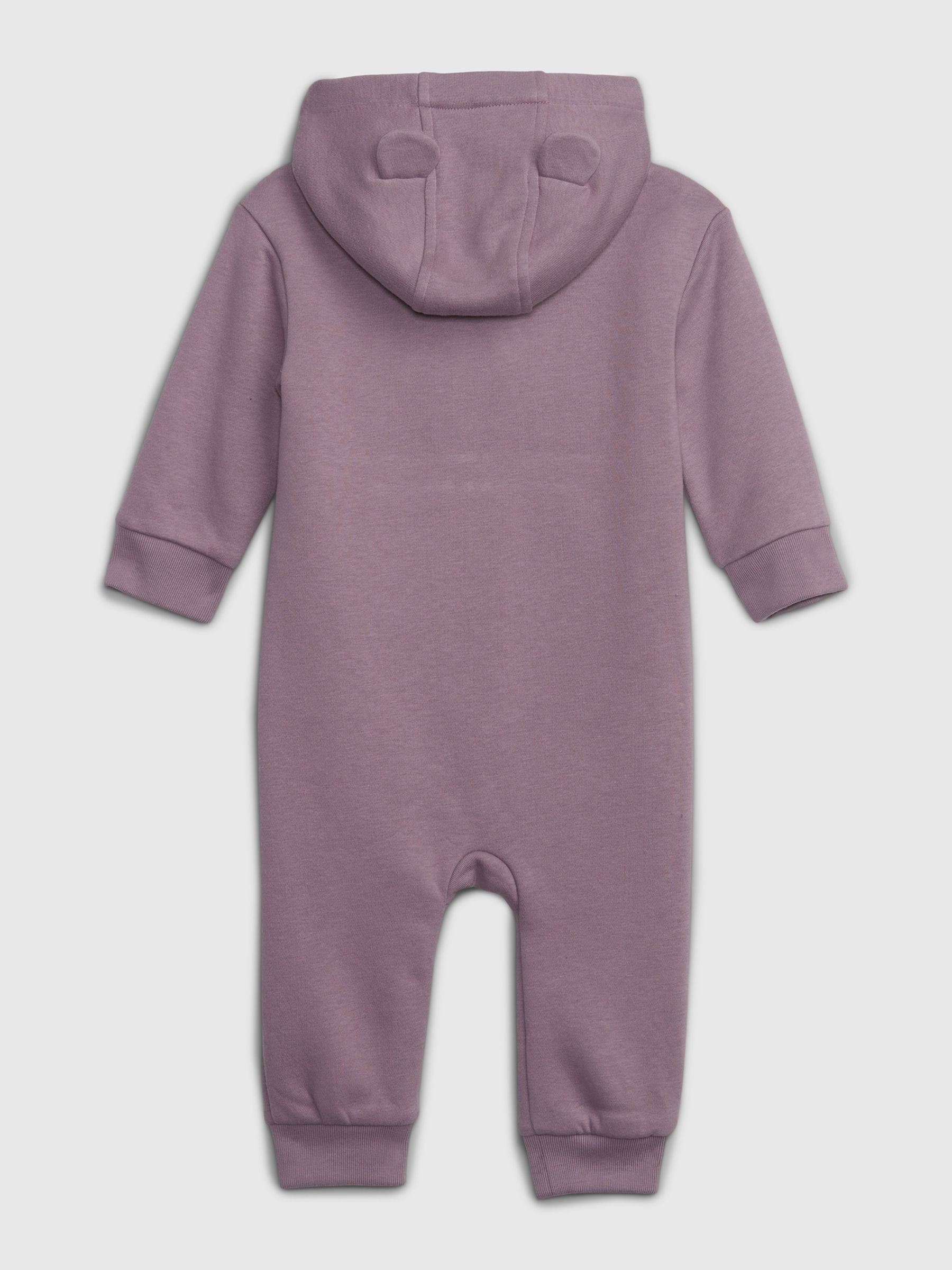 Buy Purple Logo Zip Hooded All in One Baby from the Gap online shop