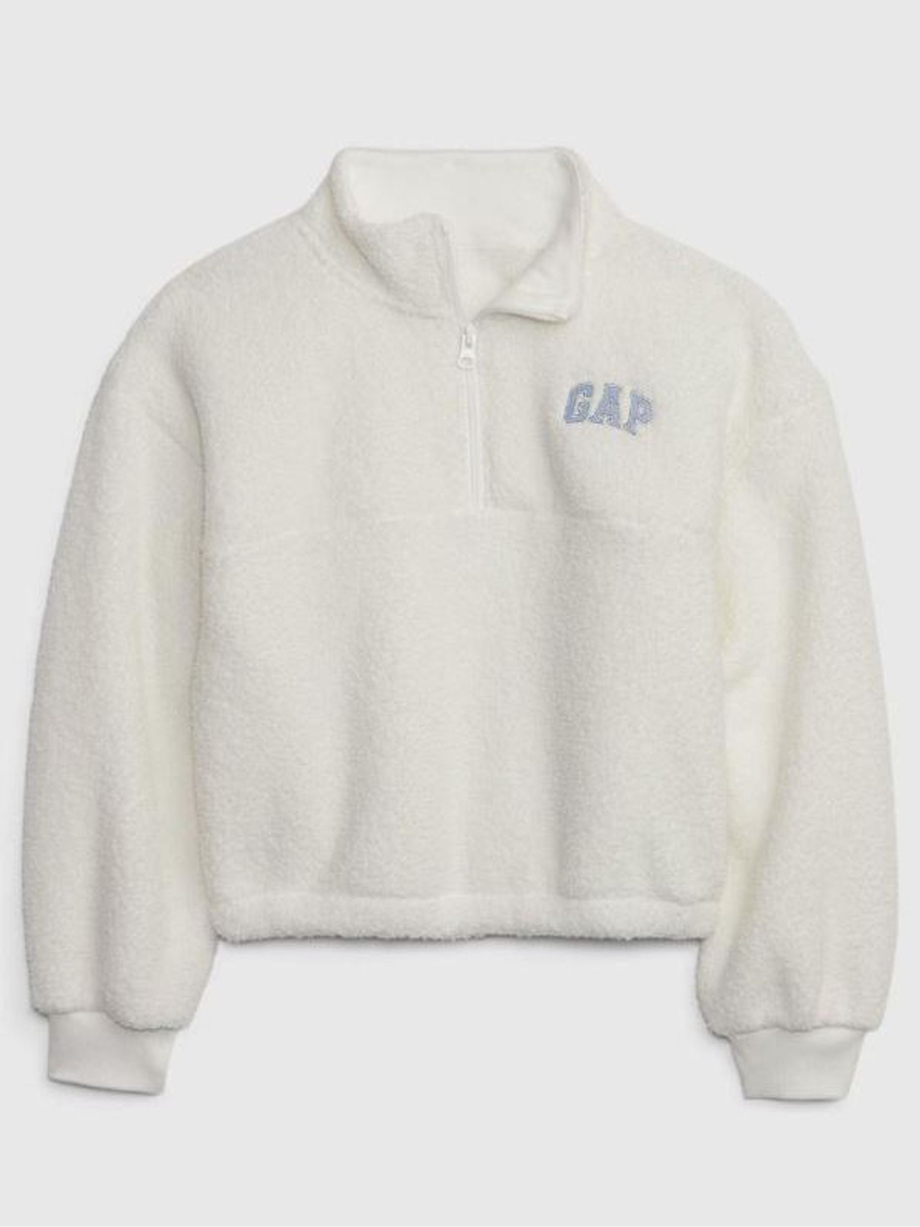 White sherpa sweatshirt outlet