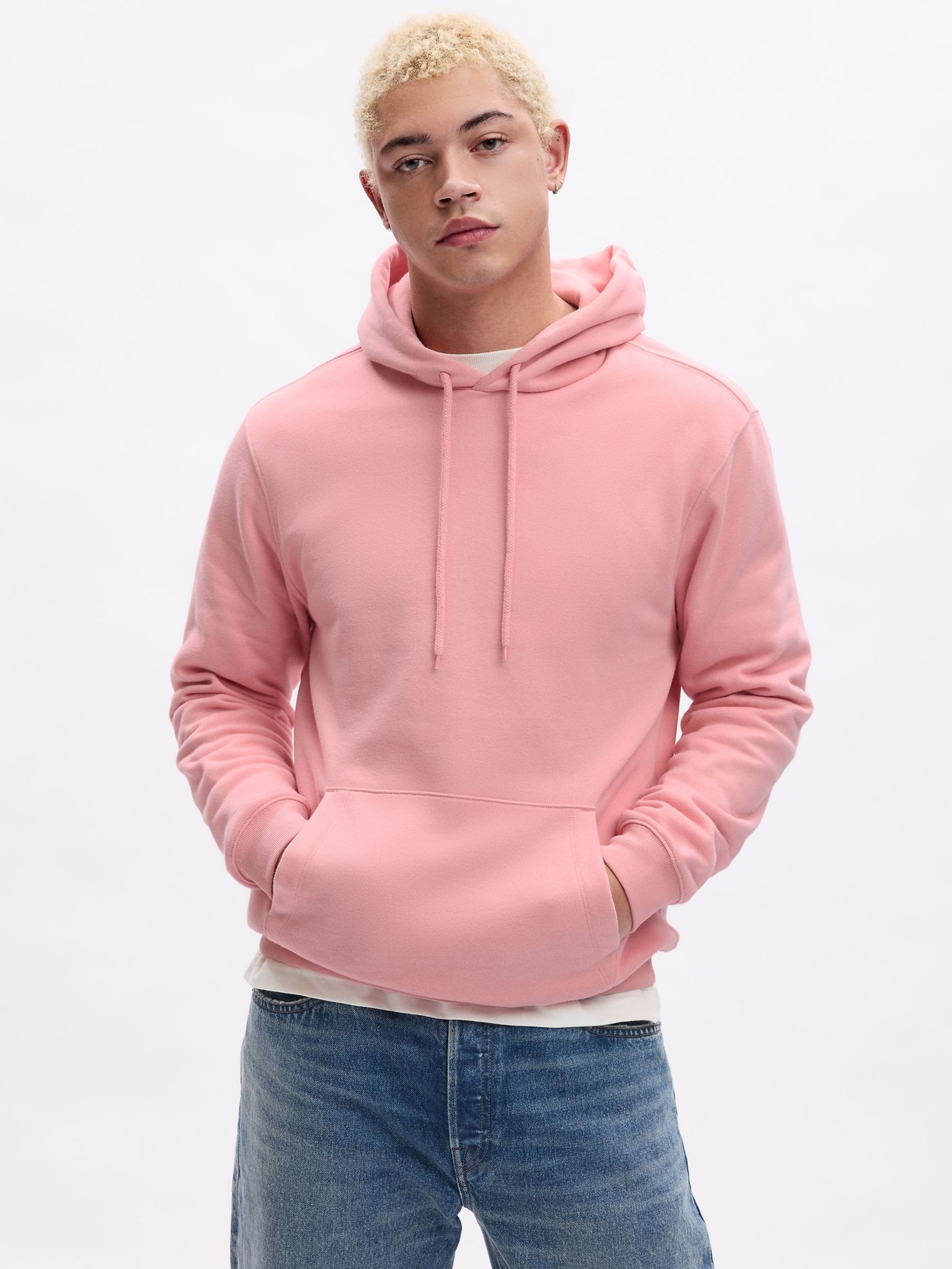 Pink gap hoodie mens store