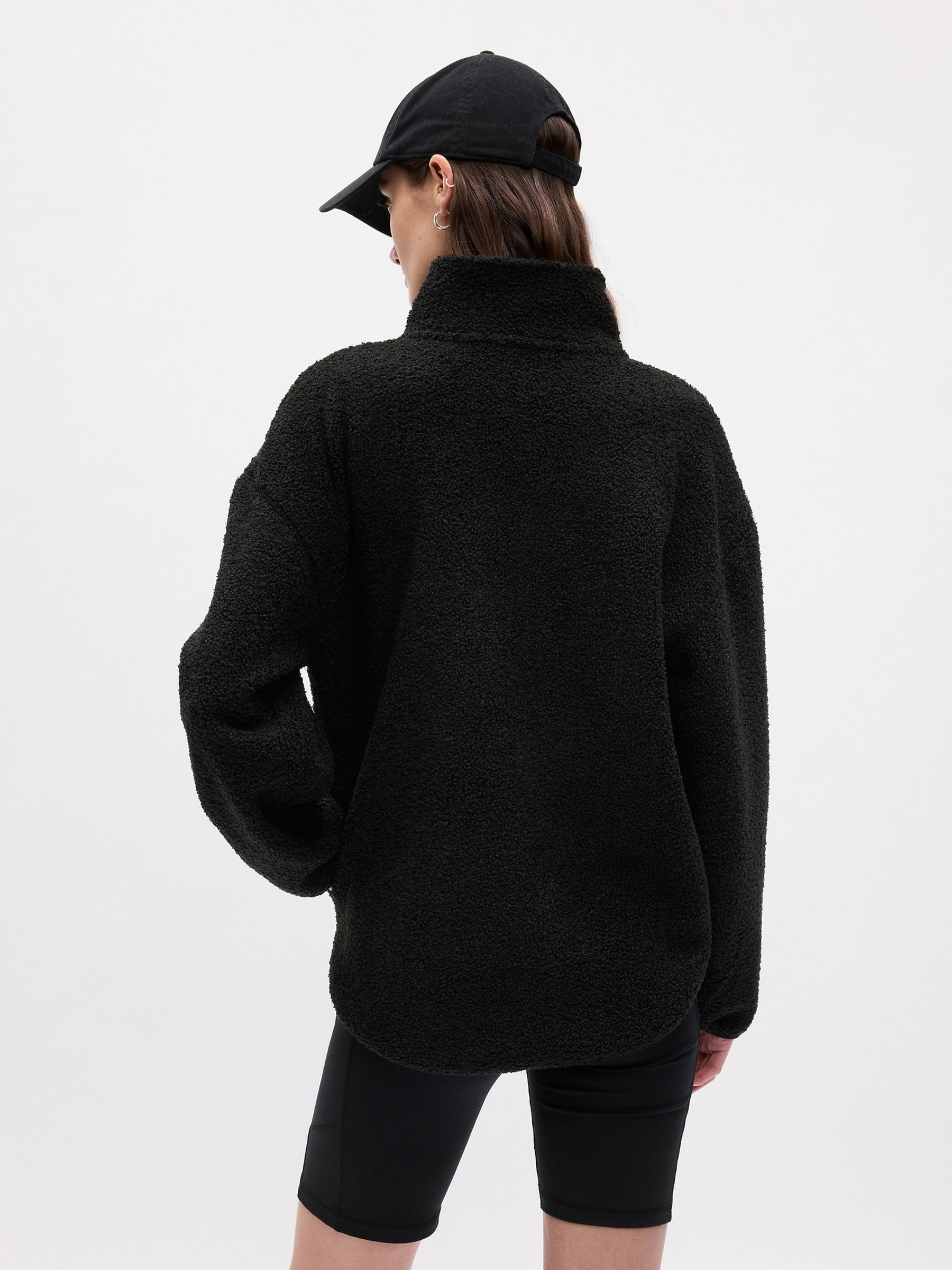 Gap sherpa pullover hotsell