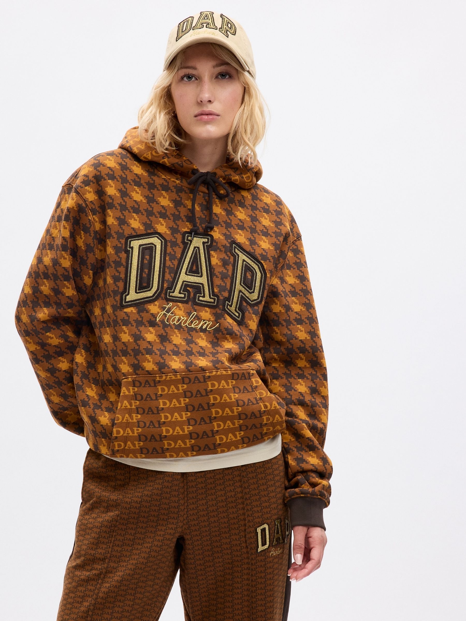 Brown hoodie clearance