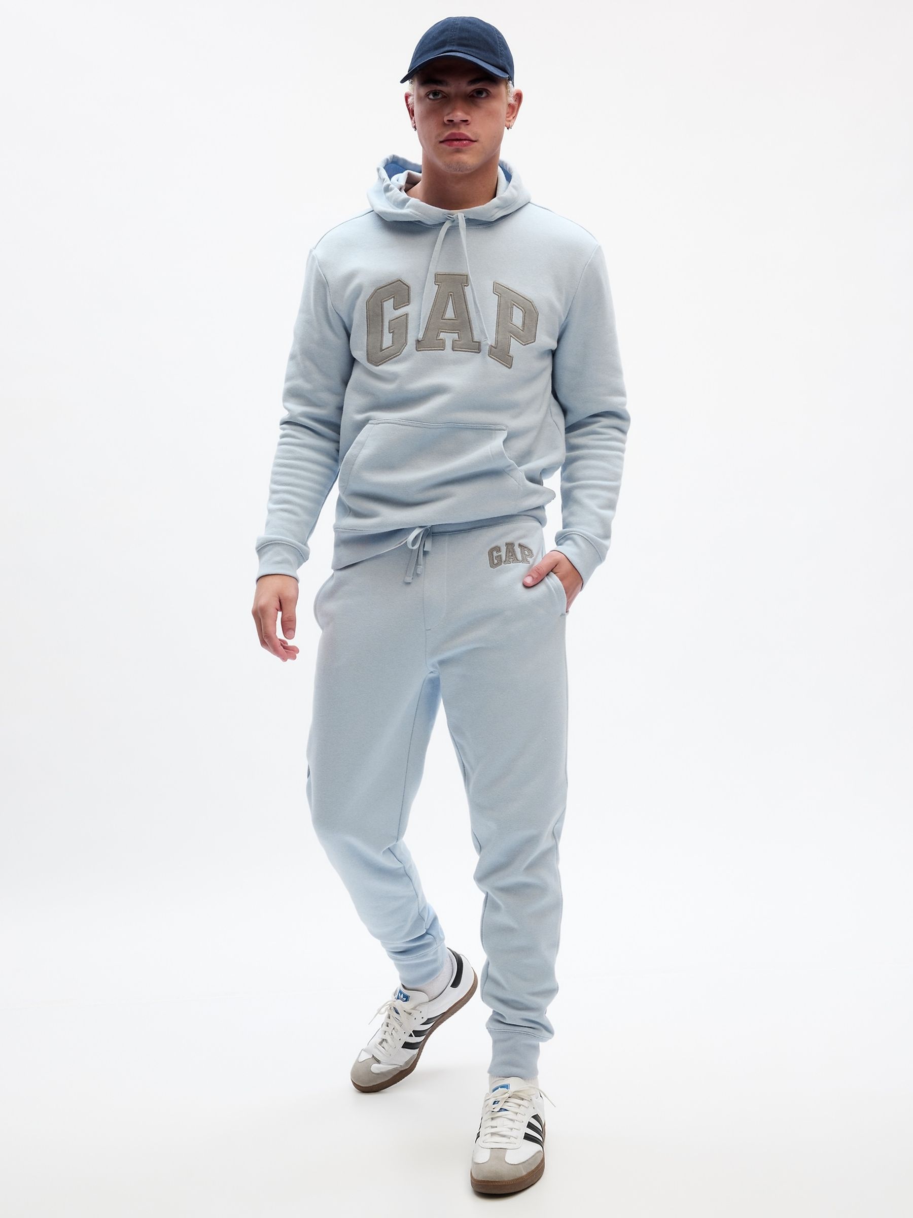 Light Blue Logo Joggers Gap