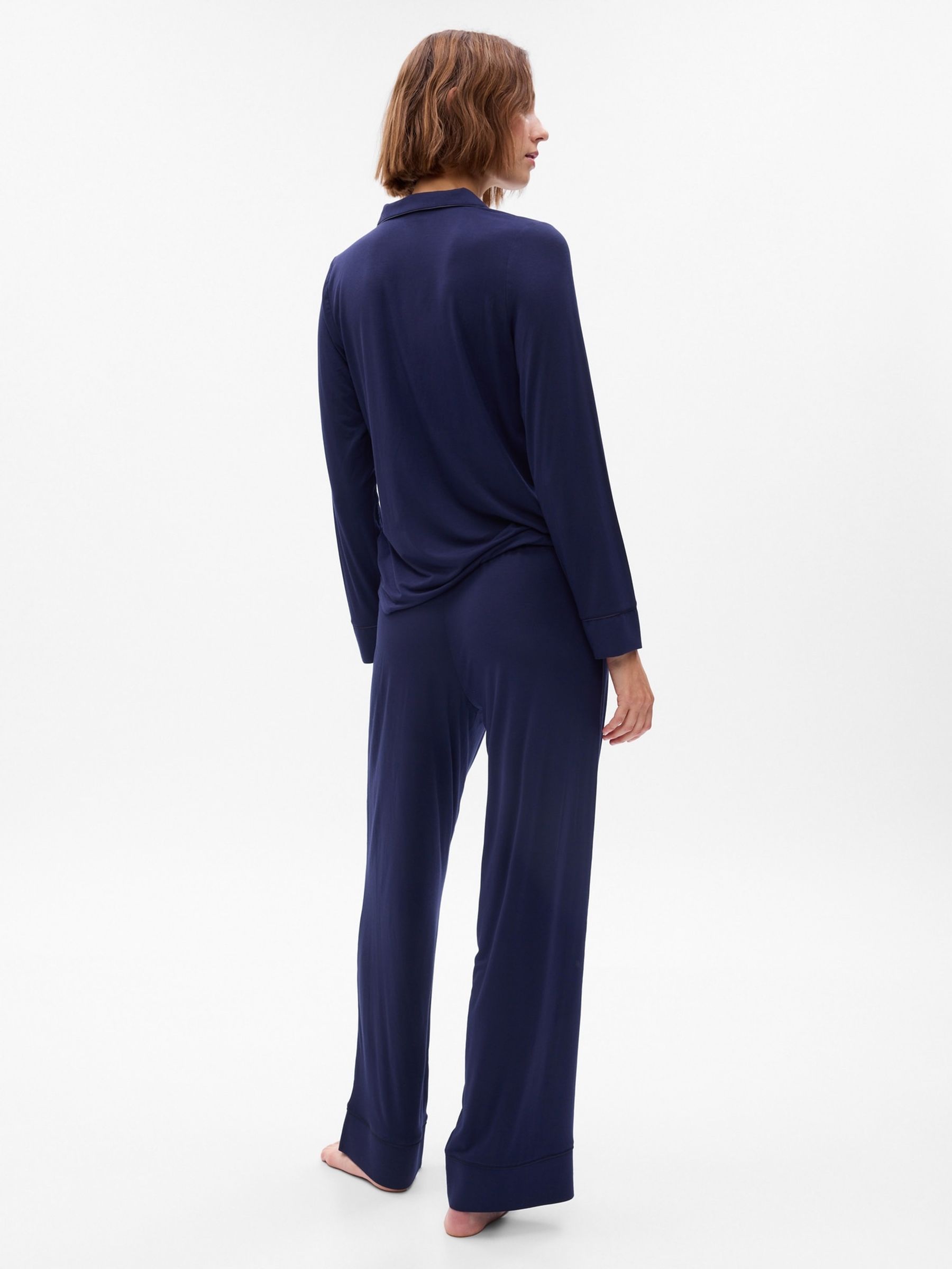Navy Lenzing Modal Pyjama Bottoms