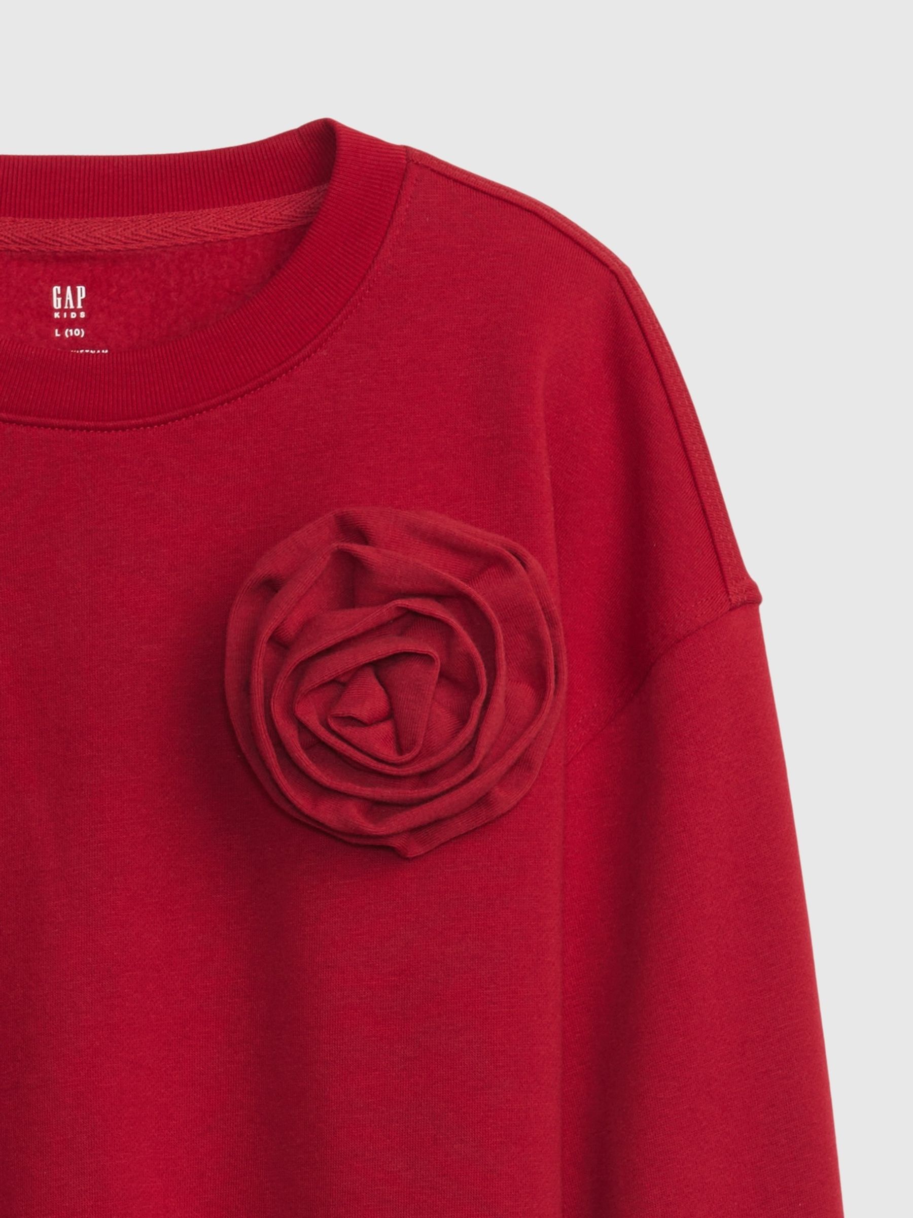Buy Red Rosette Crew Neck Long Sleeve Sweatshirt 4 13yrs from the Gap online shop