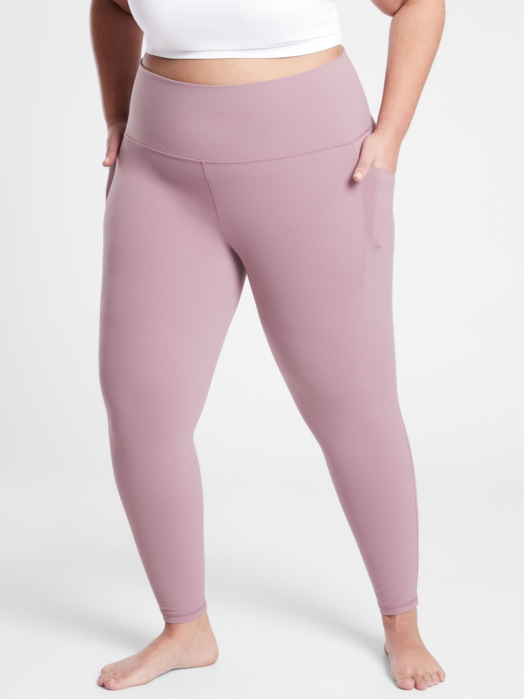 Buy Athleta Light Purple Salutation Stash 7 8 Leggings from the Gap online shop