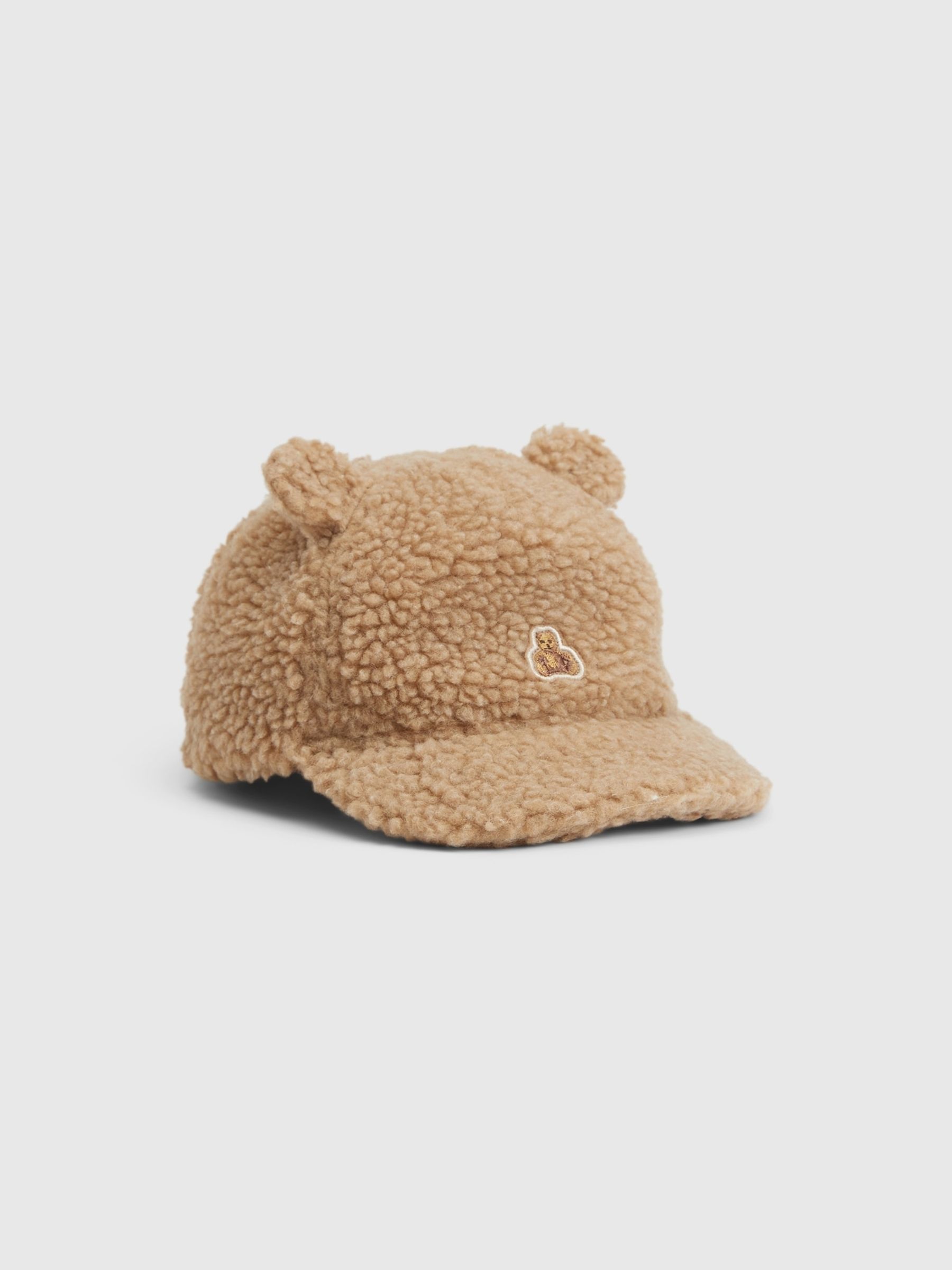 Brown Babys Sherpa Baseball Hat
