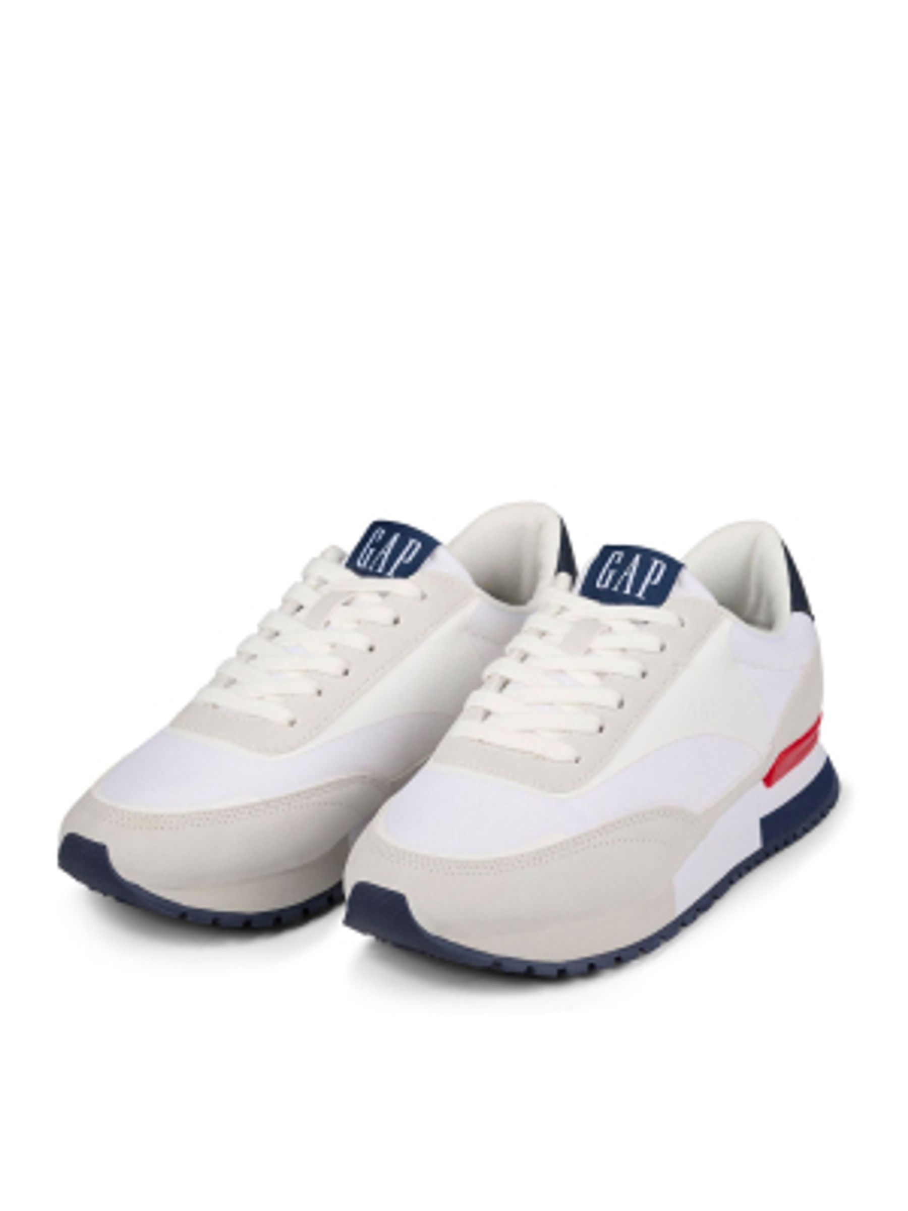 Buy White New York Low Top Trainers from the Gap online shop