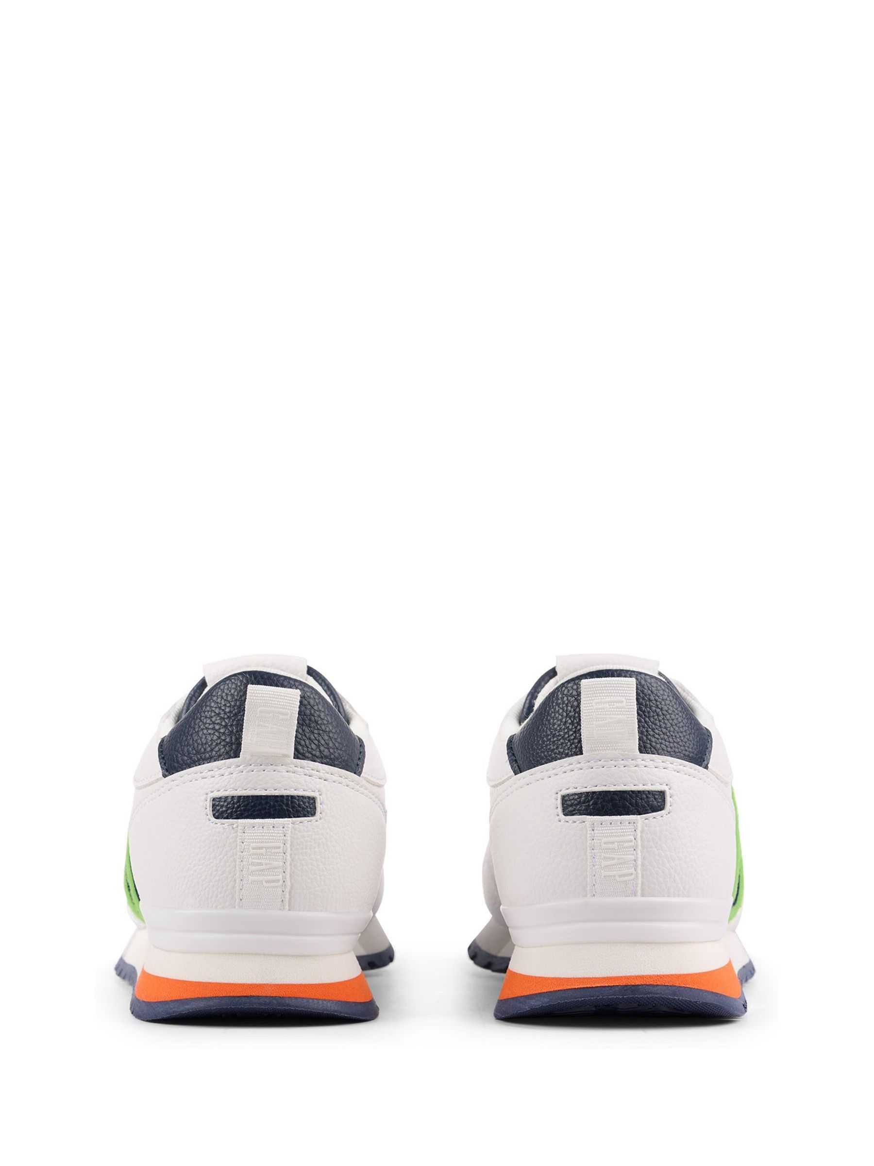 White/Green New York Low Top Colourblock Trainers - Kids | Gap