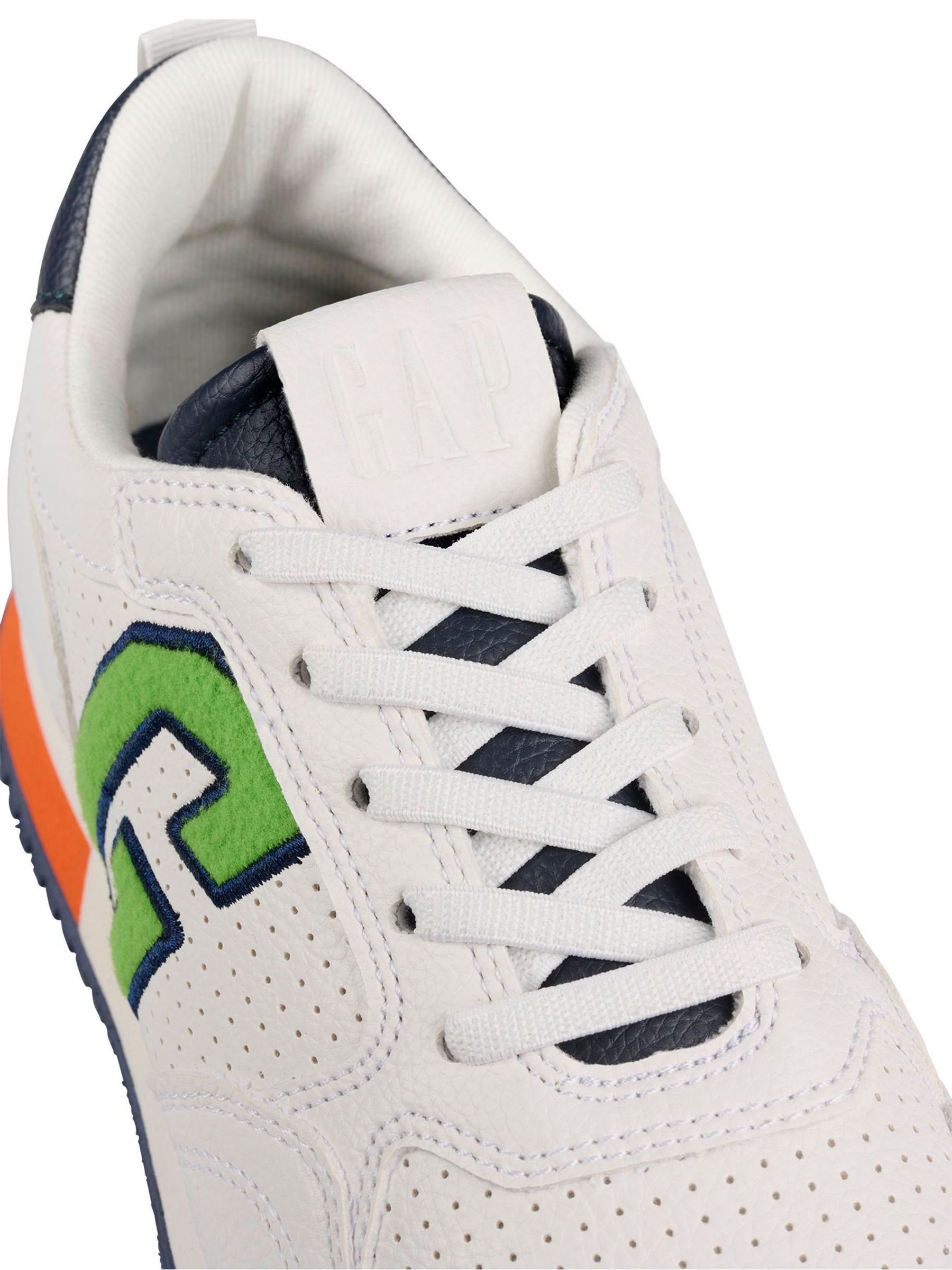 White/Green New York Low Top Colourblock Trainers - Kids | Gap