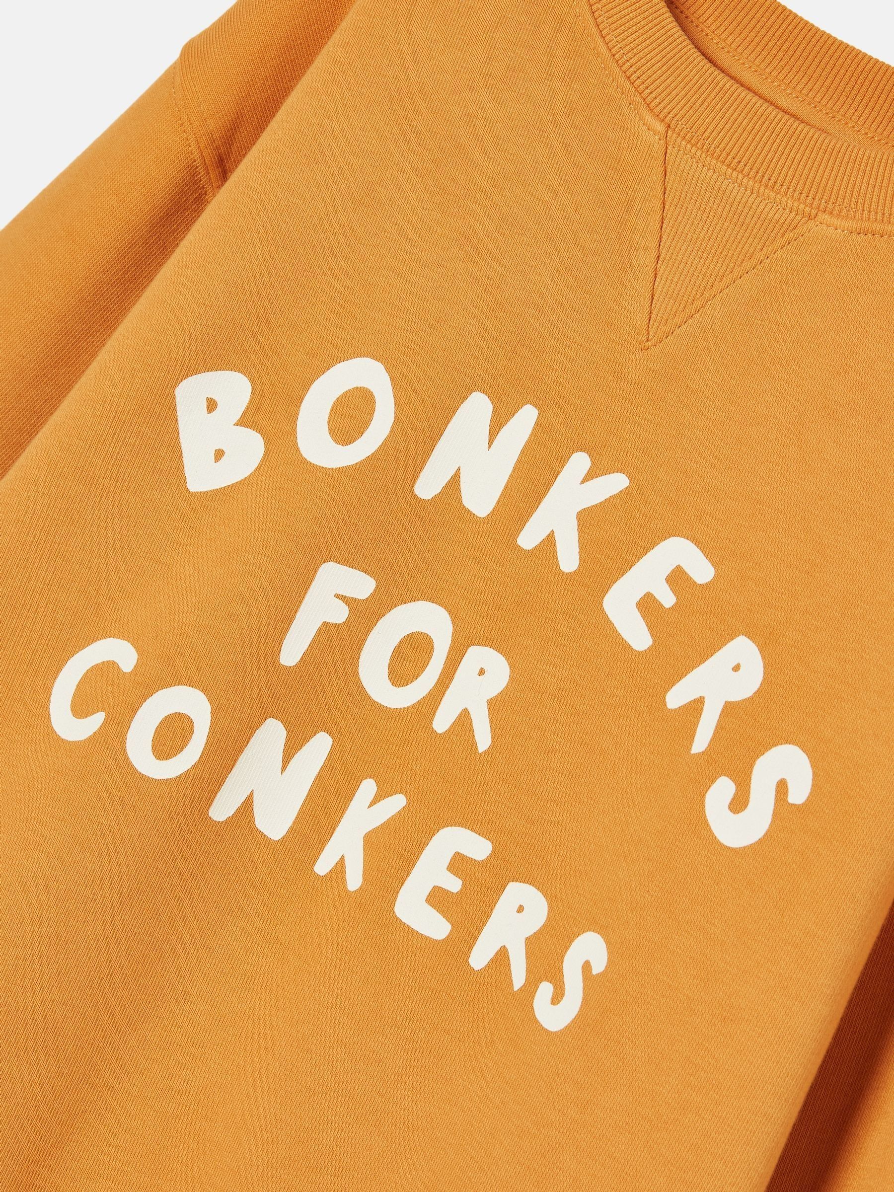 Yellow slogan jumper outlet
