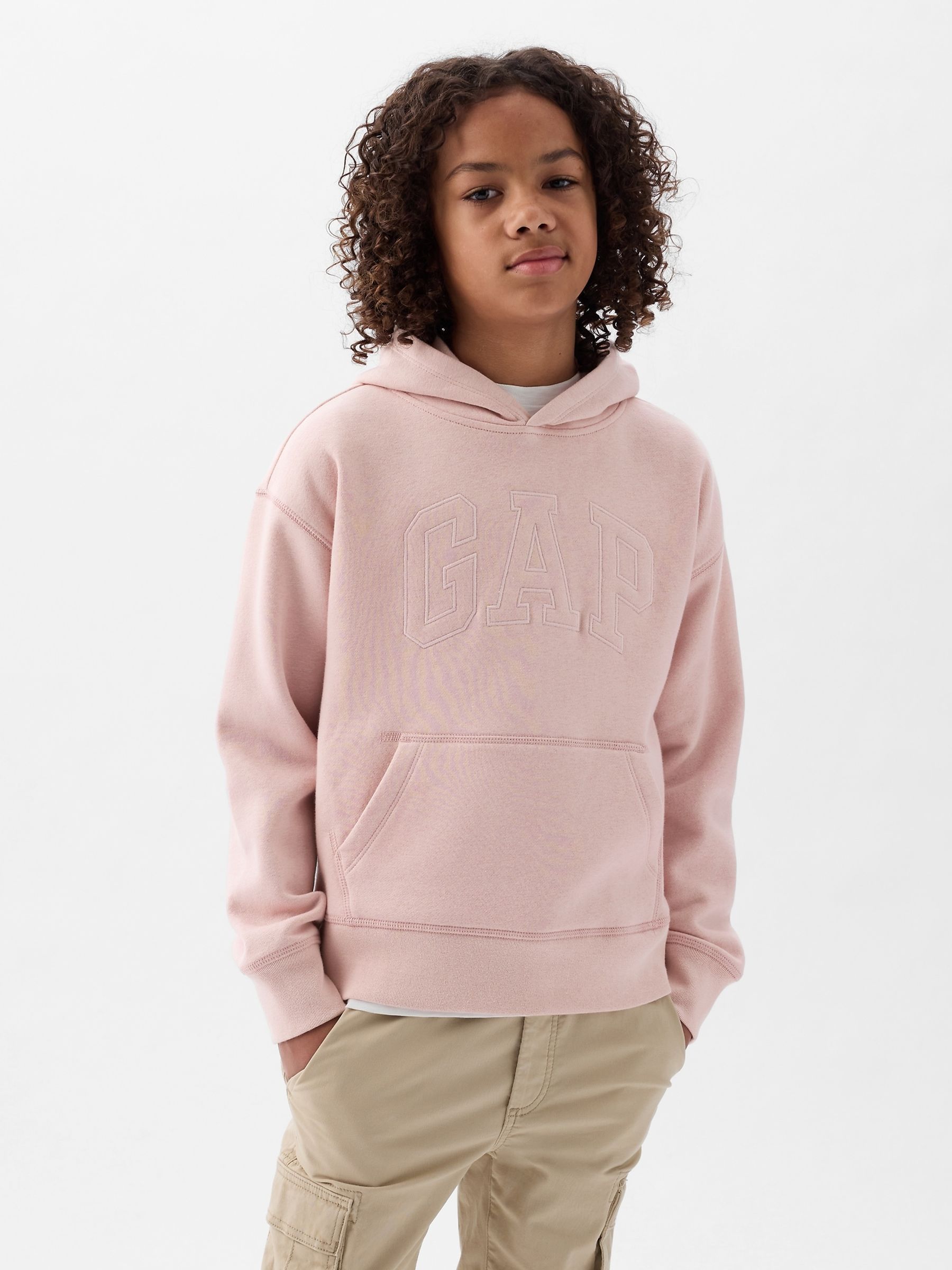 Pink Arch Logo Hoodie 4 13yrs
