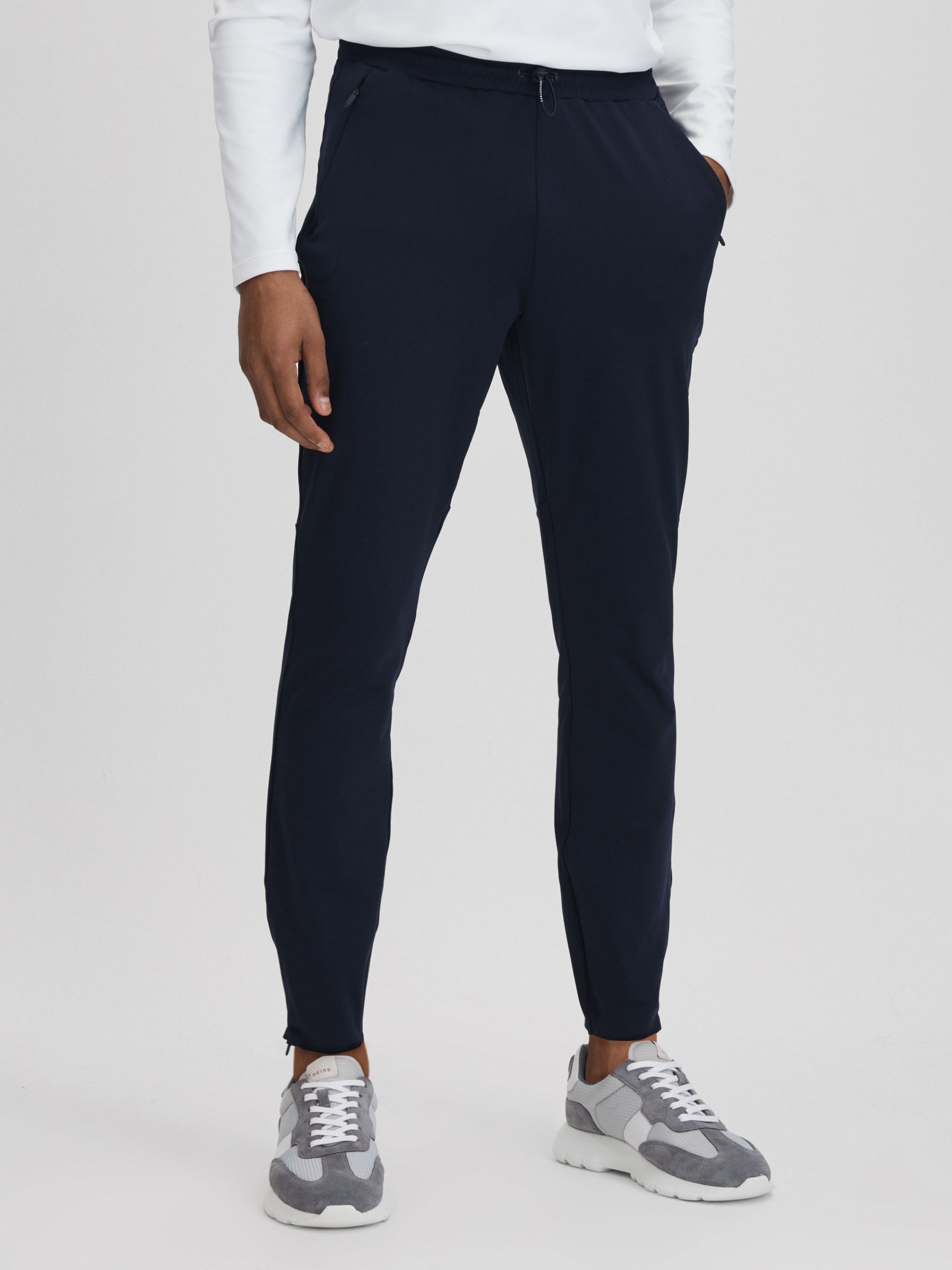 Reiss Castore Performance Slim Fit Joggers in Midnight Navy REISS