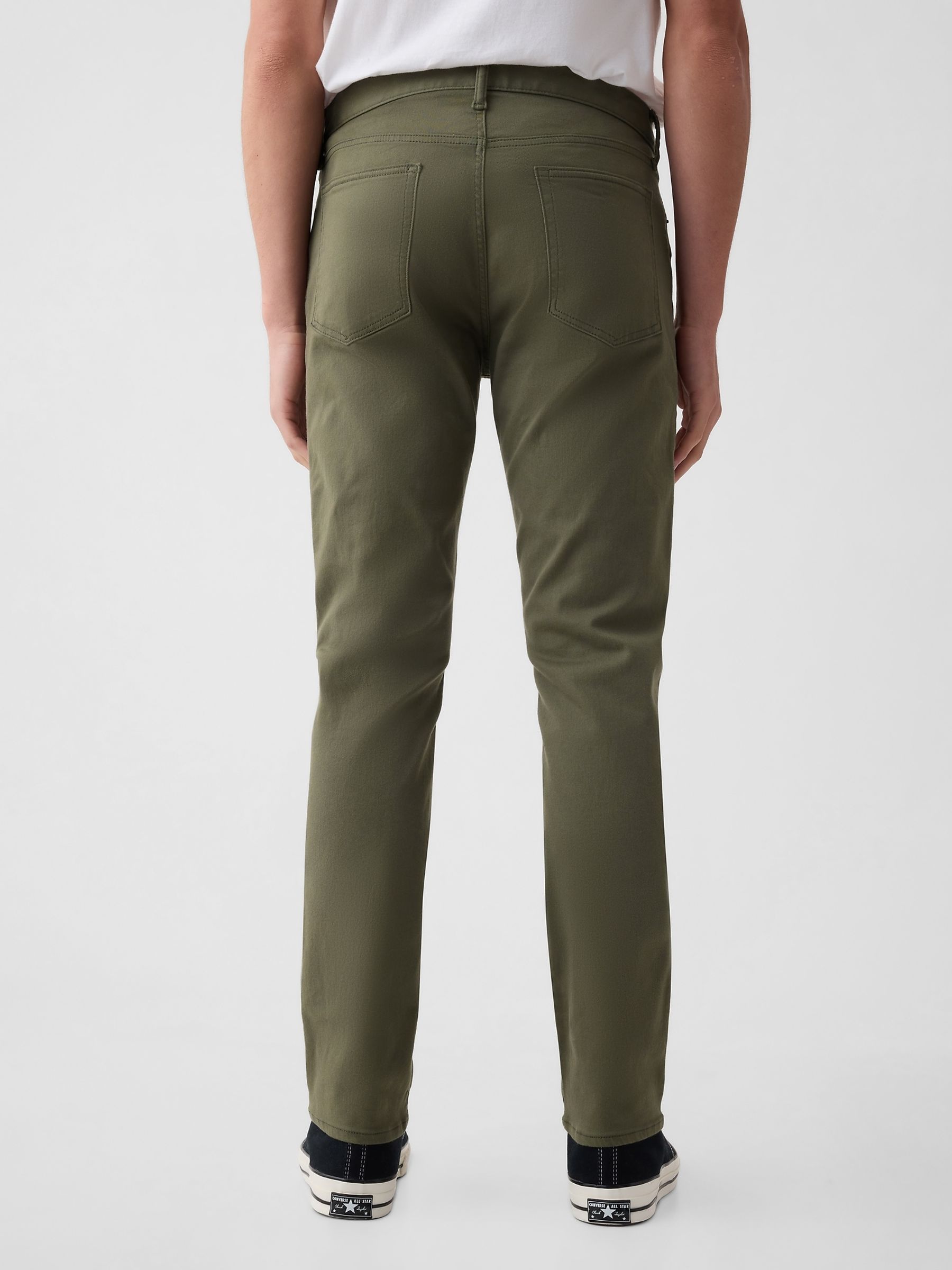Khaki Green Everyday Slim Fit Jeans Gap