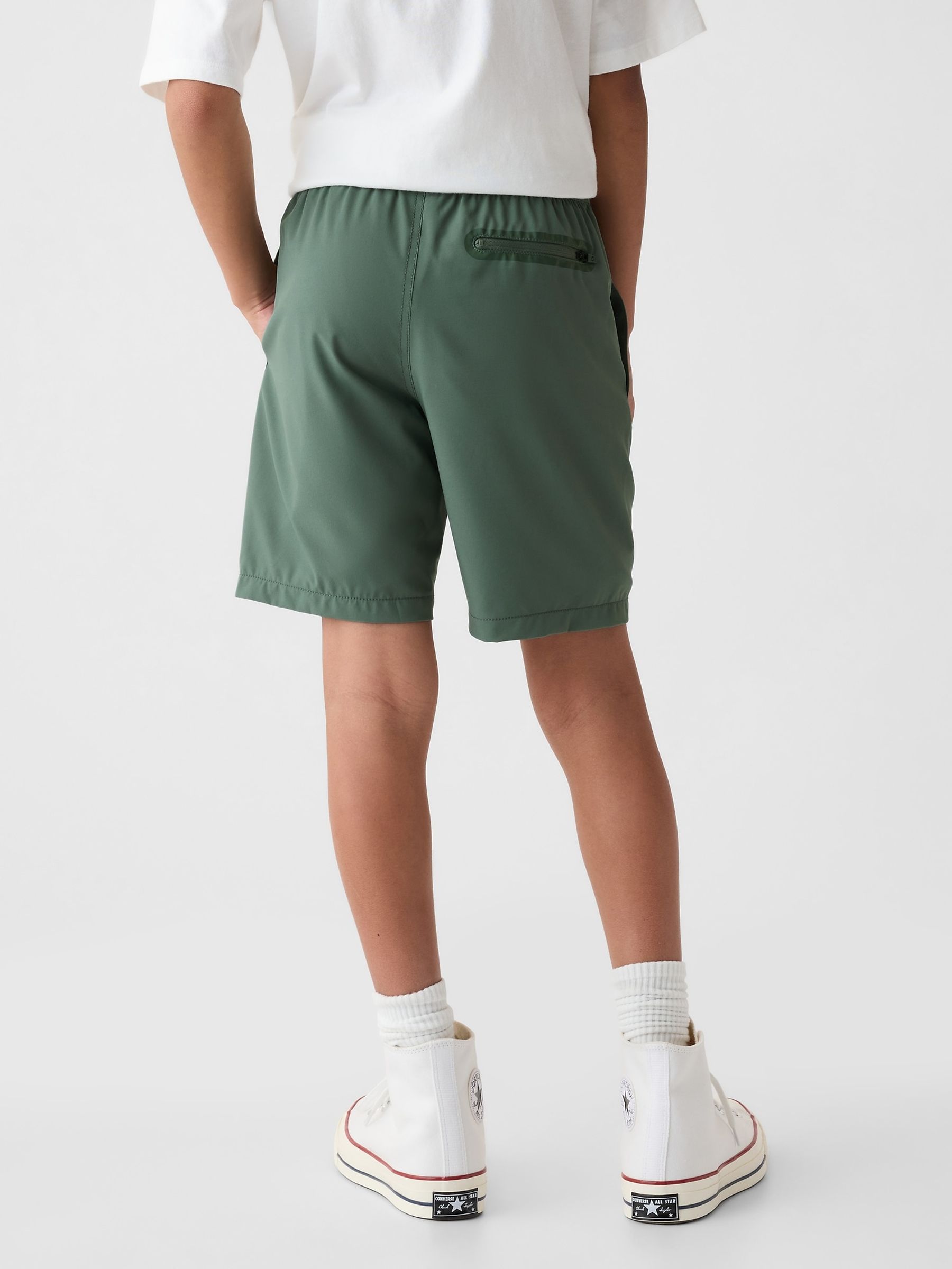 Buy Green Quick Dry Hybrid Shorts 4 13yrs from the Gap online shop