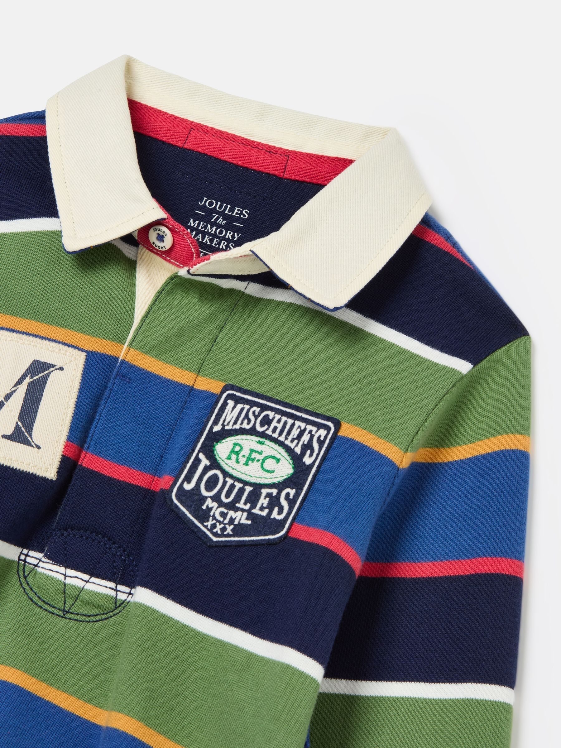 Men’s Polo Ralph Lauren Multi Pattern Rugby Polo shops Shirt