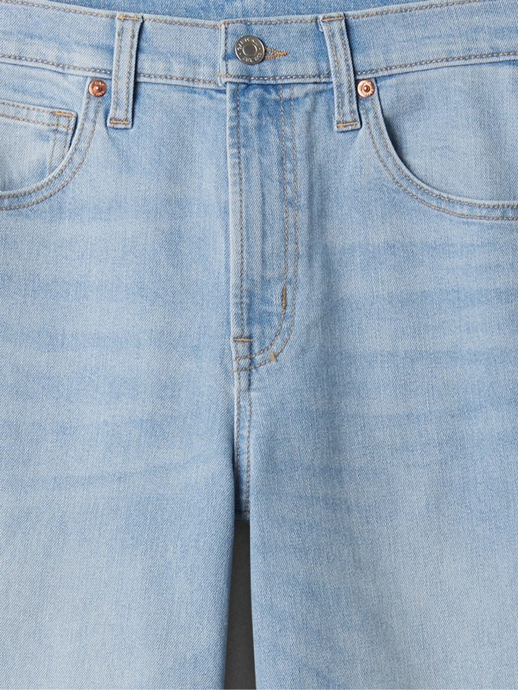 Raw hem blue jeans on sale