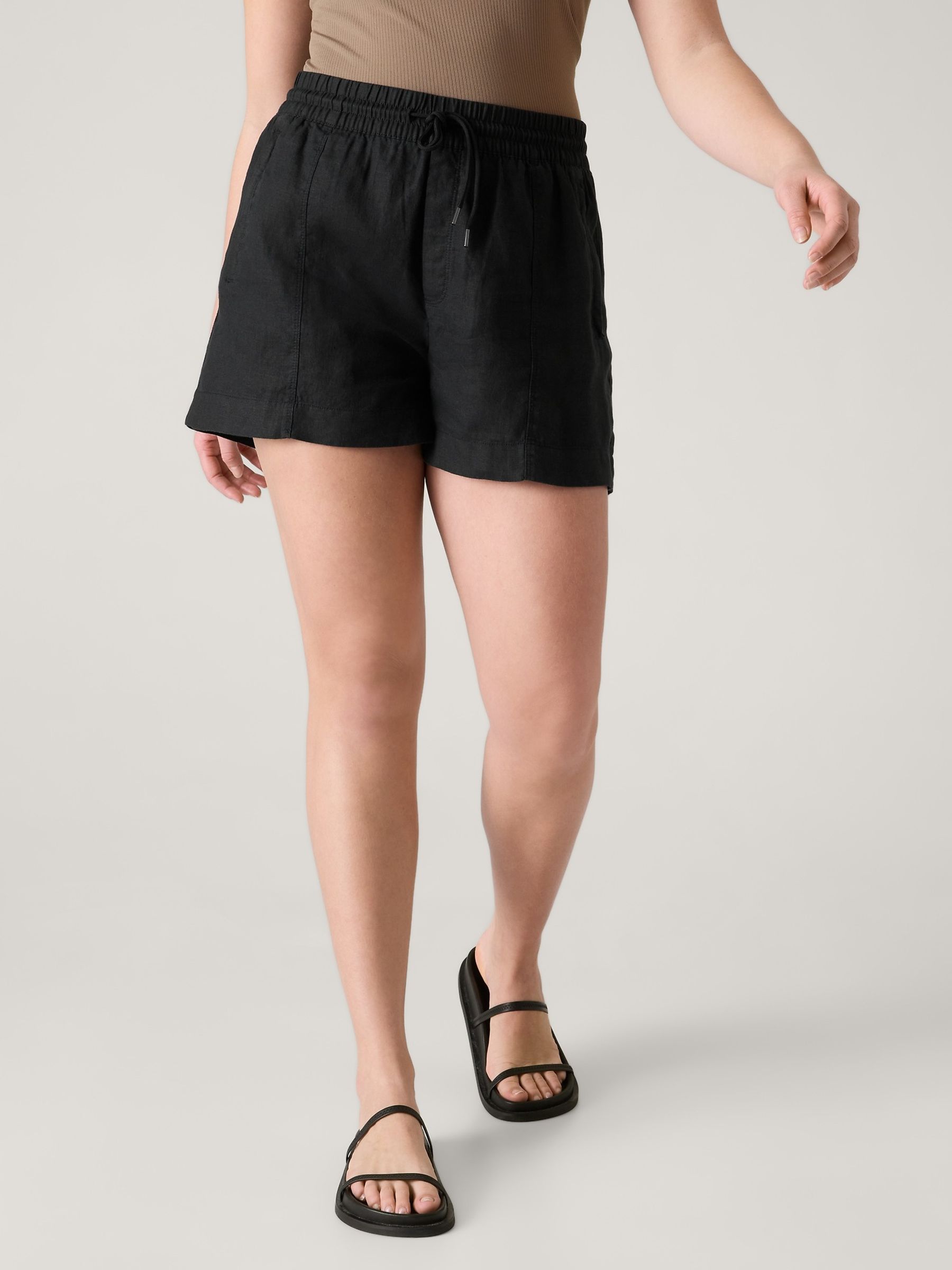 Athleta black shorts sales