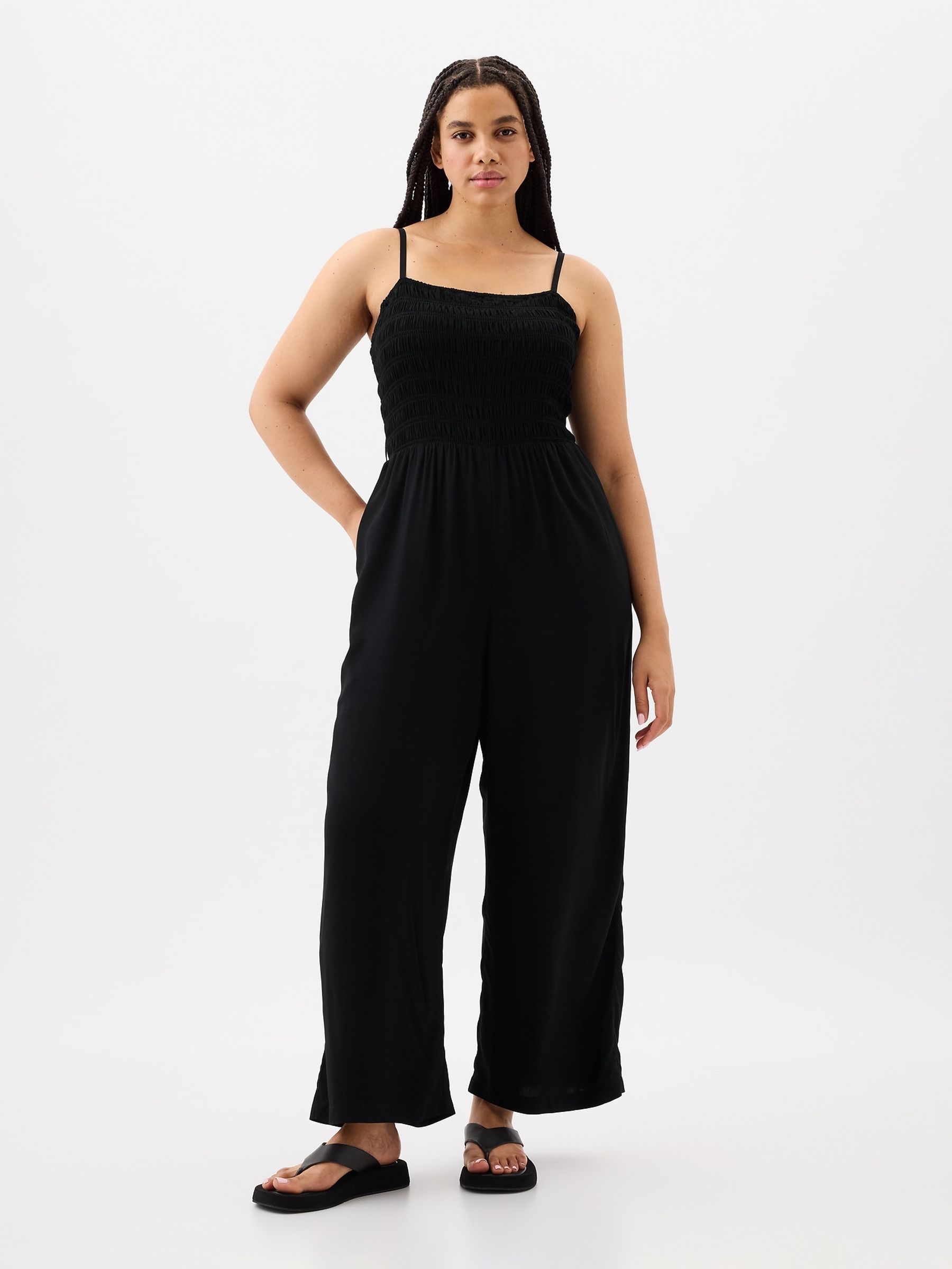 Gap black jumpsuit online