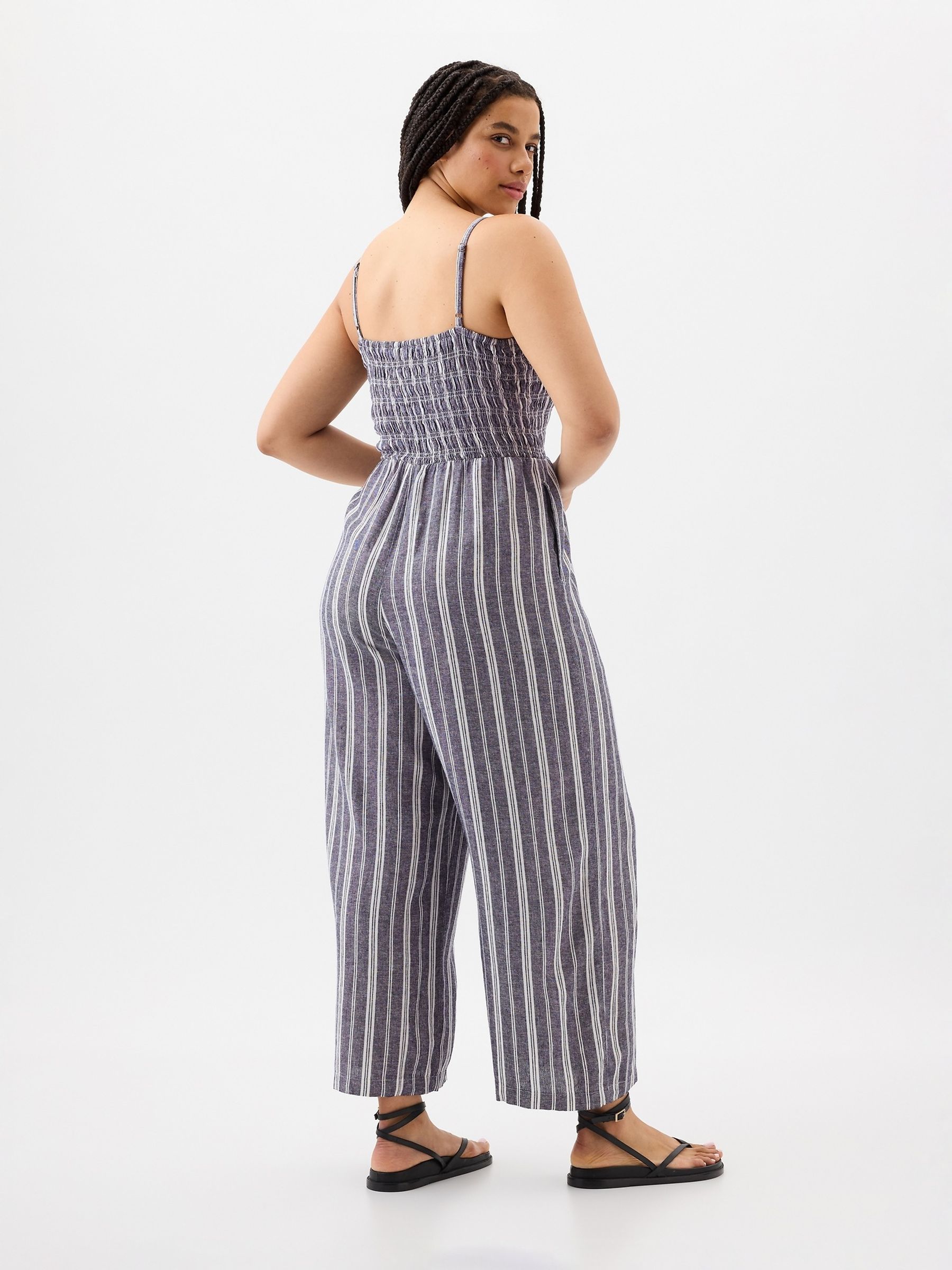 Strappy wide leg jumpsuit discount