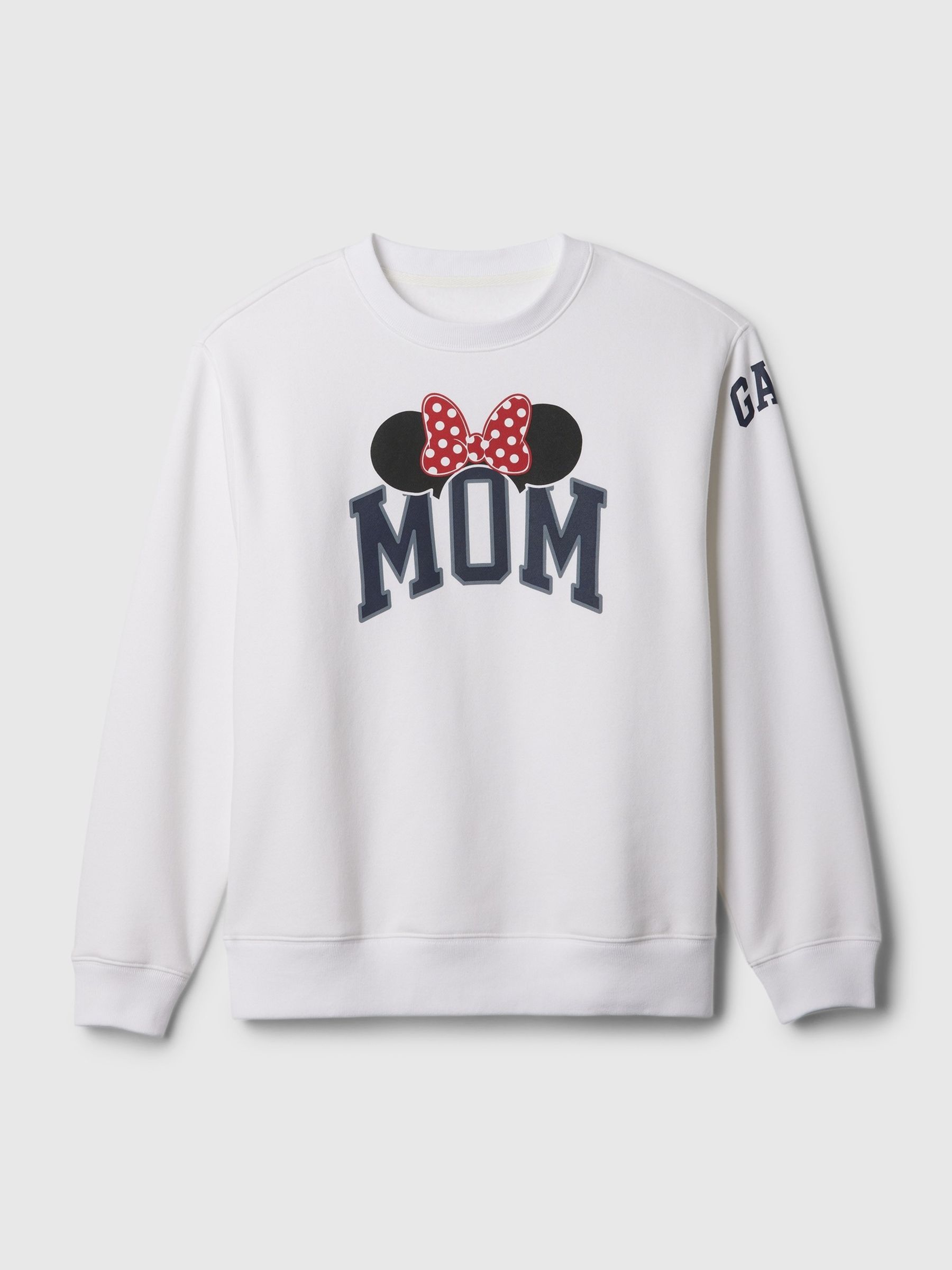 White Disney Mom Graphic Logo Sweatshirt