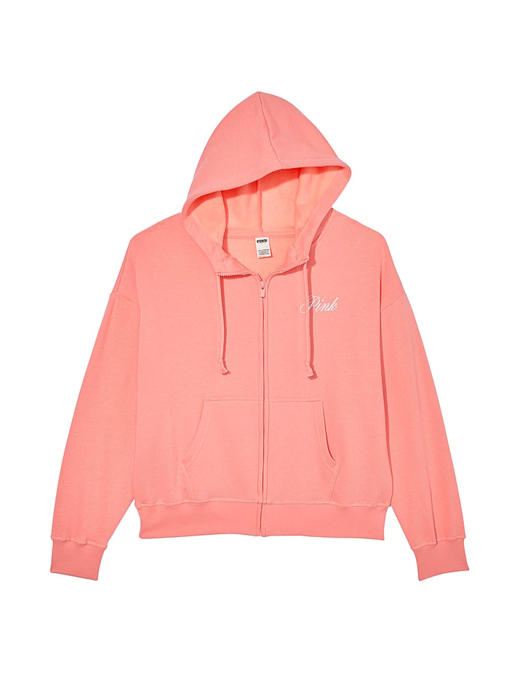 Love pink zip up hoodie clearance
