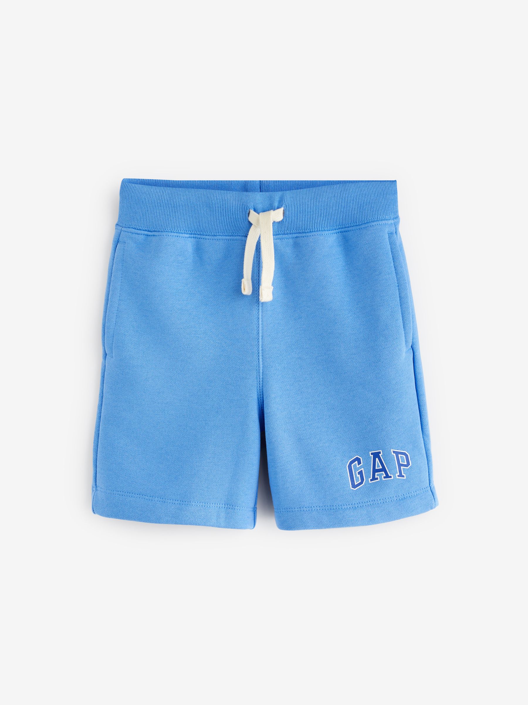 Buy Blue Pull On Logo Jogger Shorts 4 13yrs from the Gap online shop