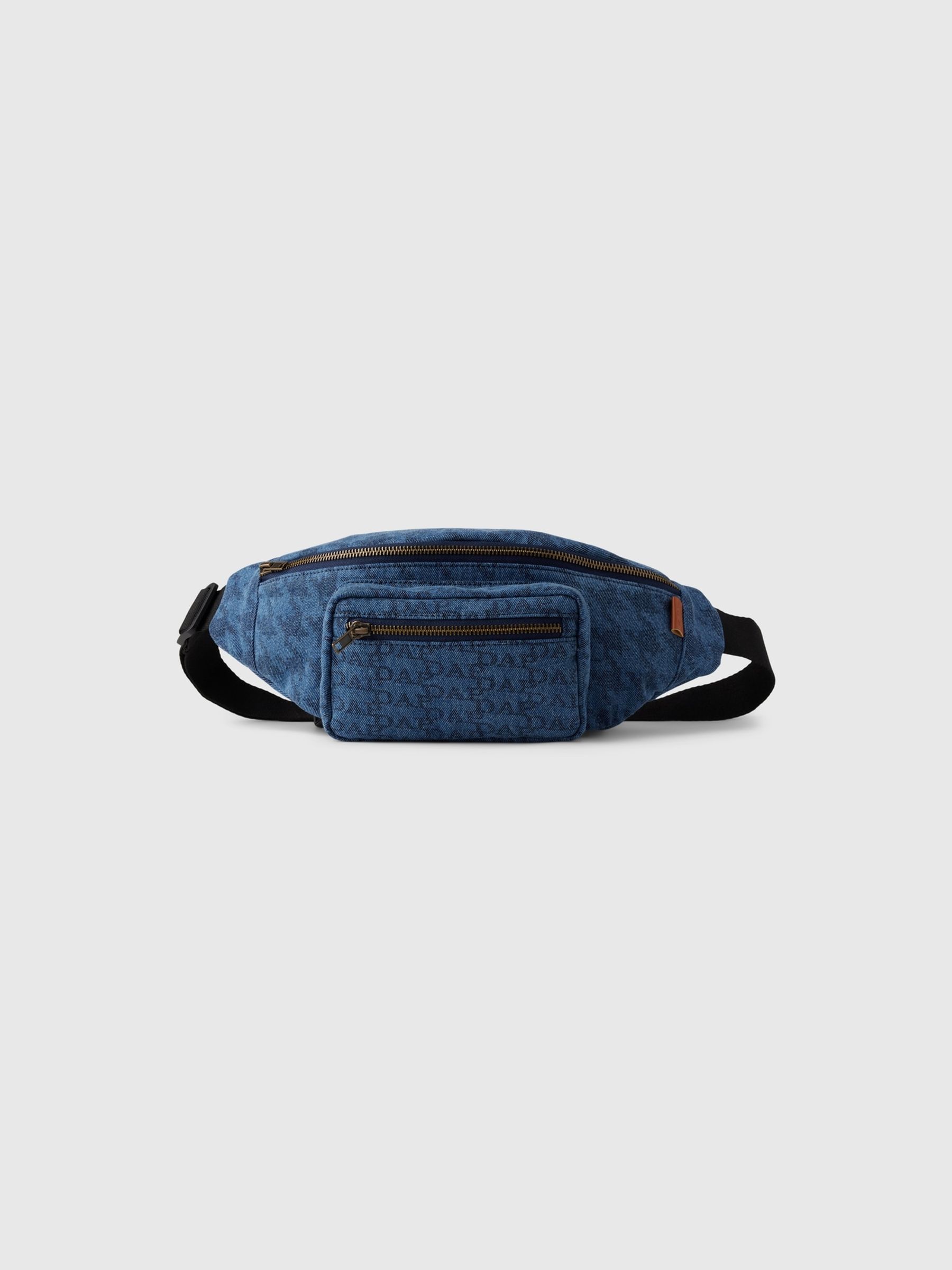 Blue Adults Dapper Dan Denim Belt Bag