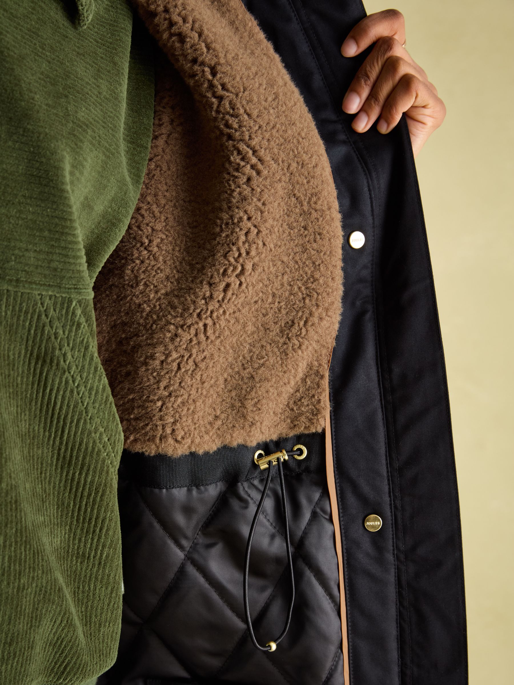 Joules fleece lined raincoat shop