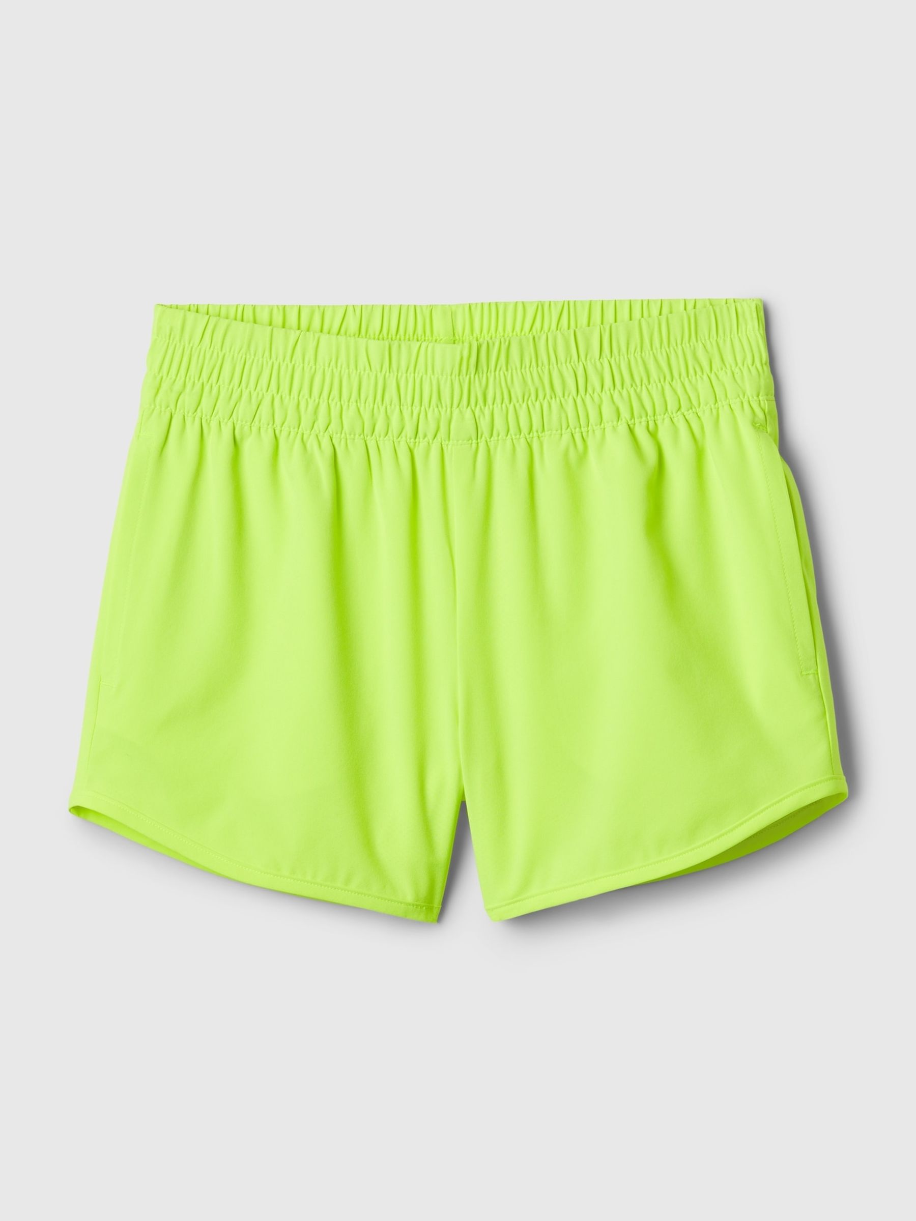 Yellow active shorts best sale