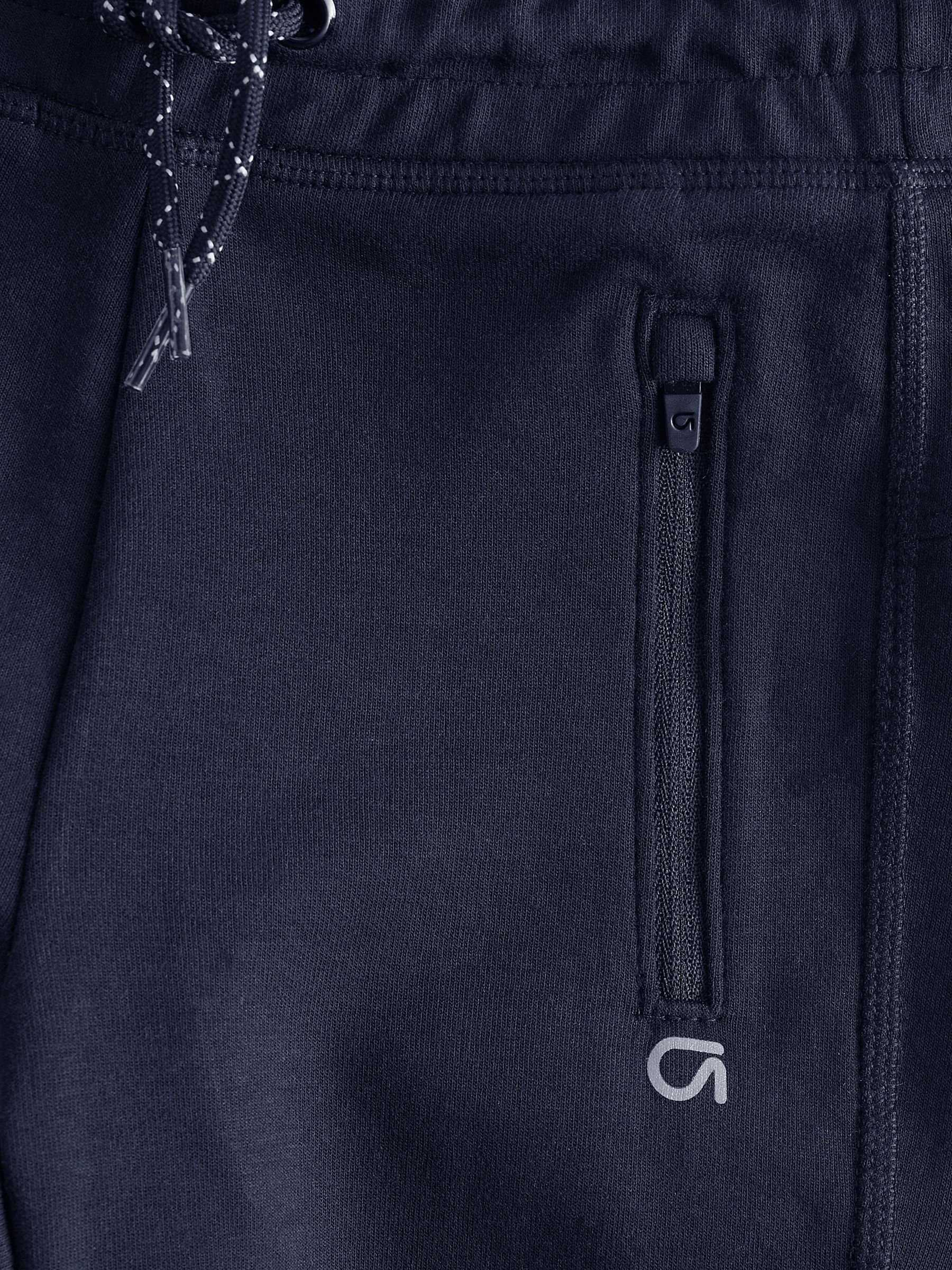 Navy Blue Pull On Zip Pocket Jogger Shorts 4 13yrs
