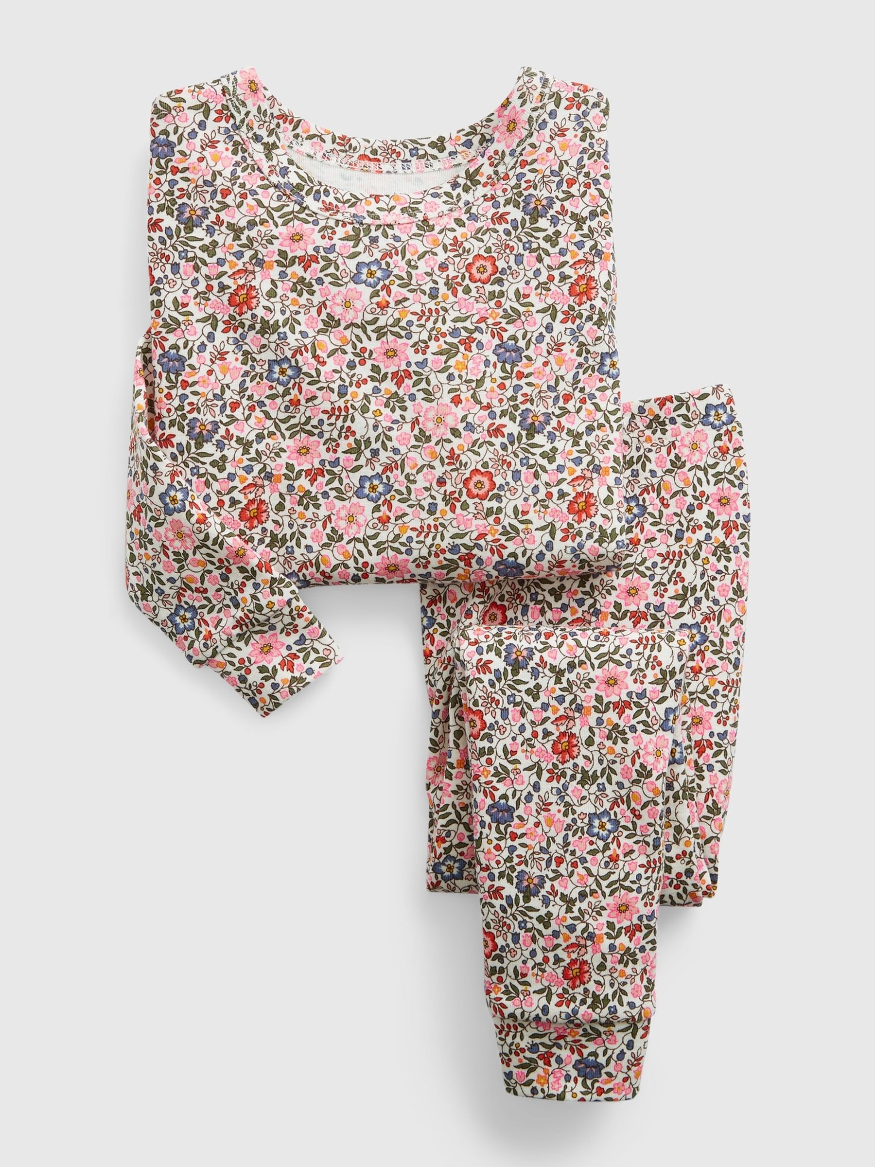 Buy Organic Cotton Floral Pyjamas from the Gap online shop