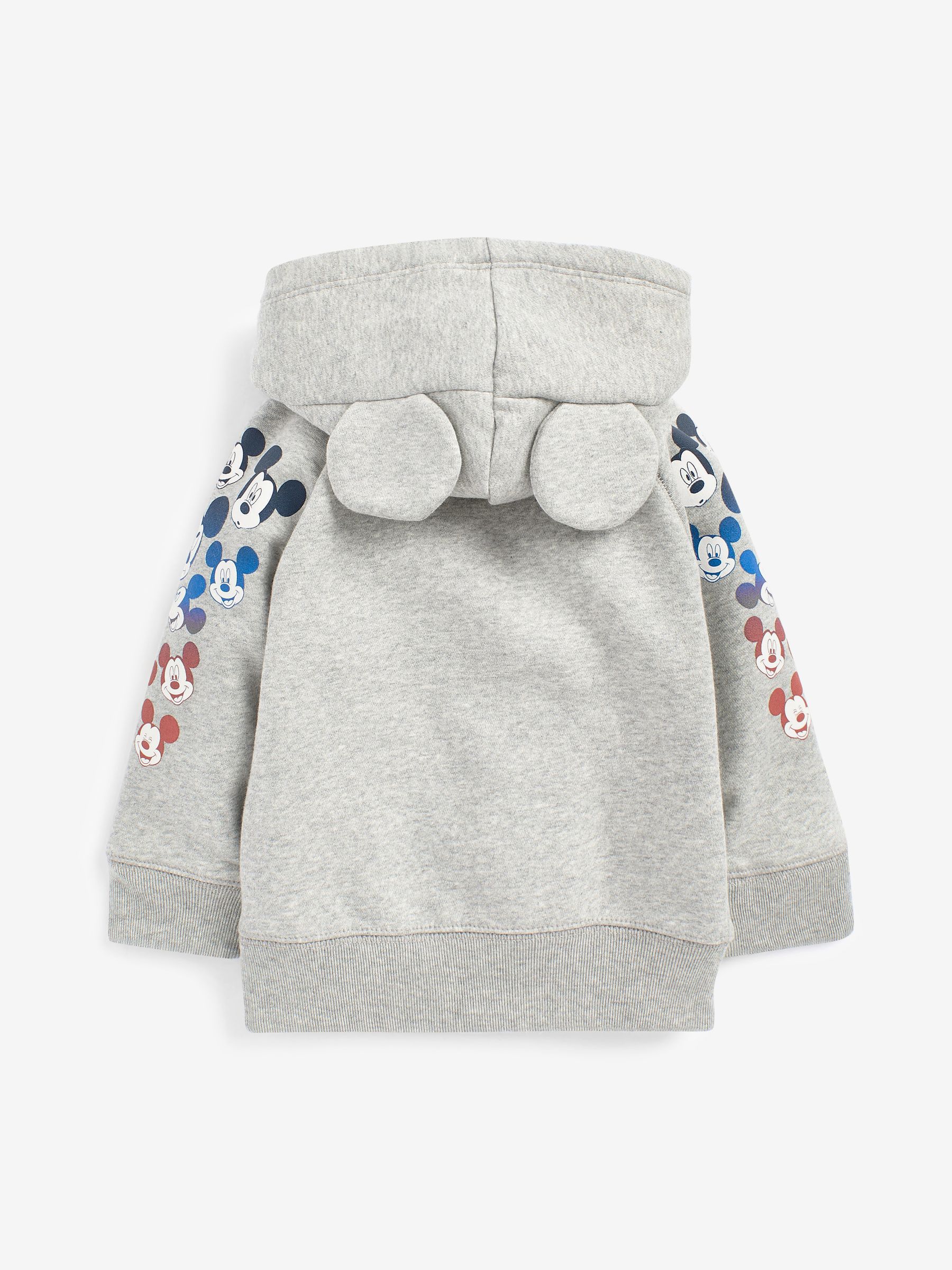 Light Grey Disney Mickey Mouse Graphic Hoodie - Image 2 of 4