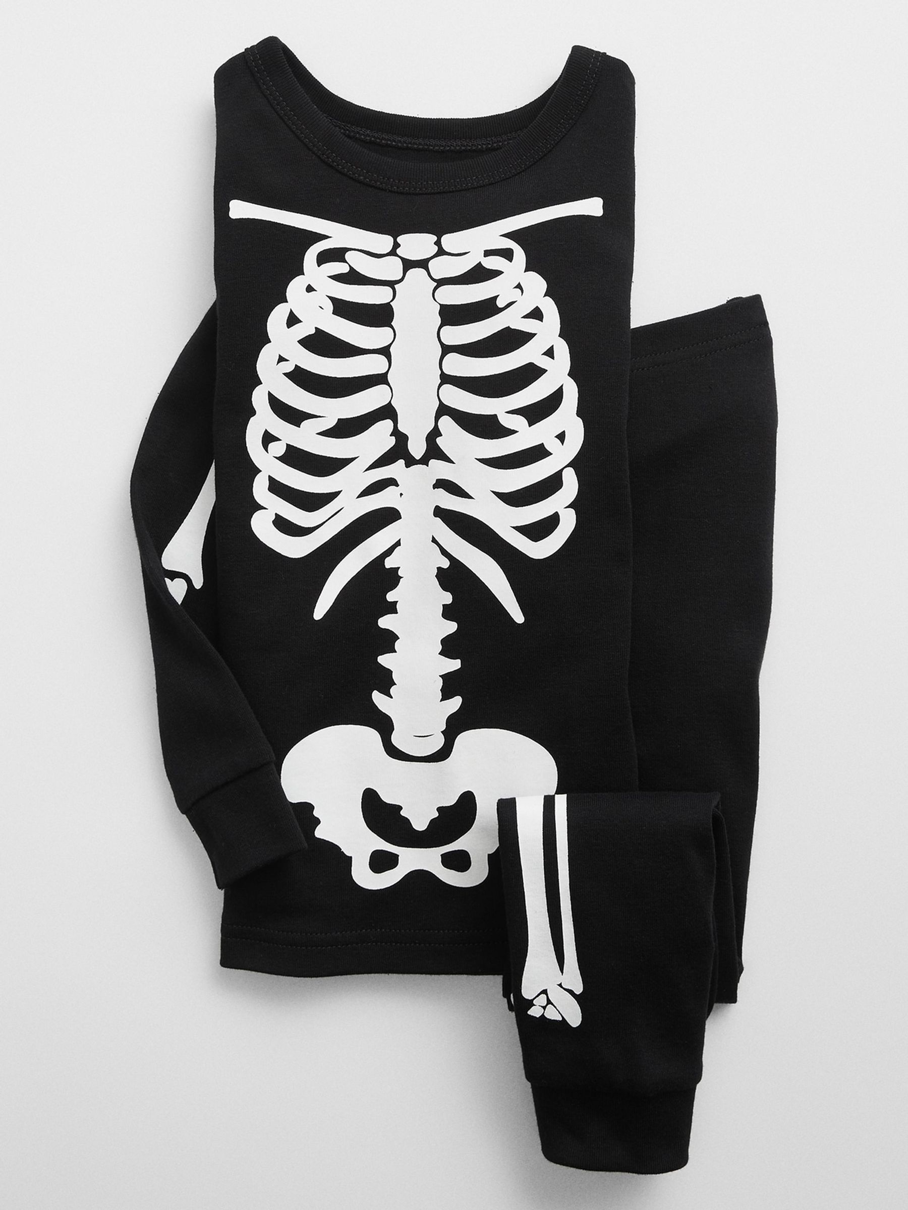 Buy Organic Cotton Skeleton Pyjamas from the Gap online shop