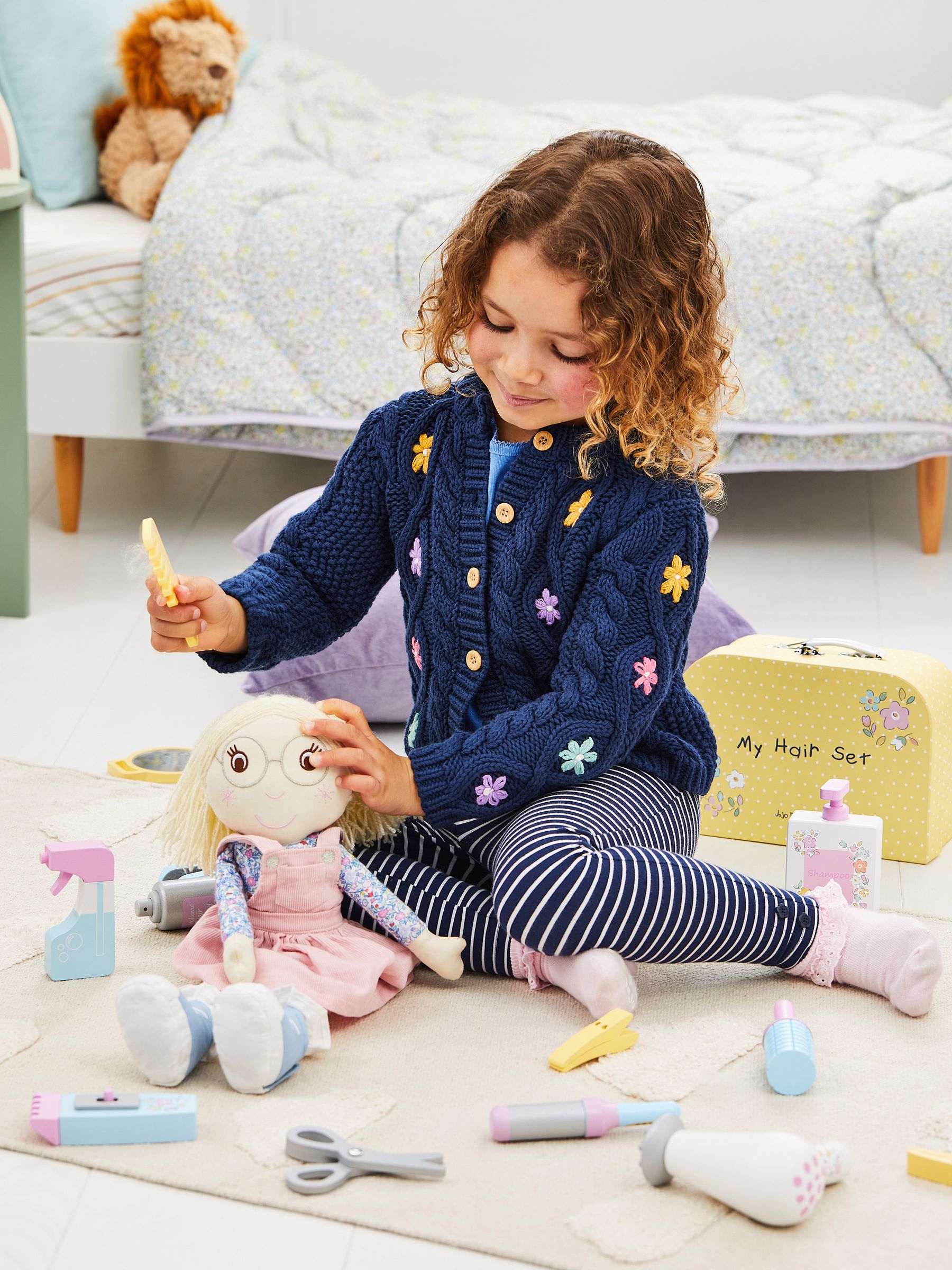 Wooden Hairdresser Set JoJo Maman Bebe