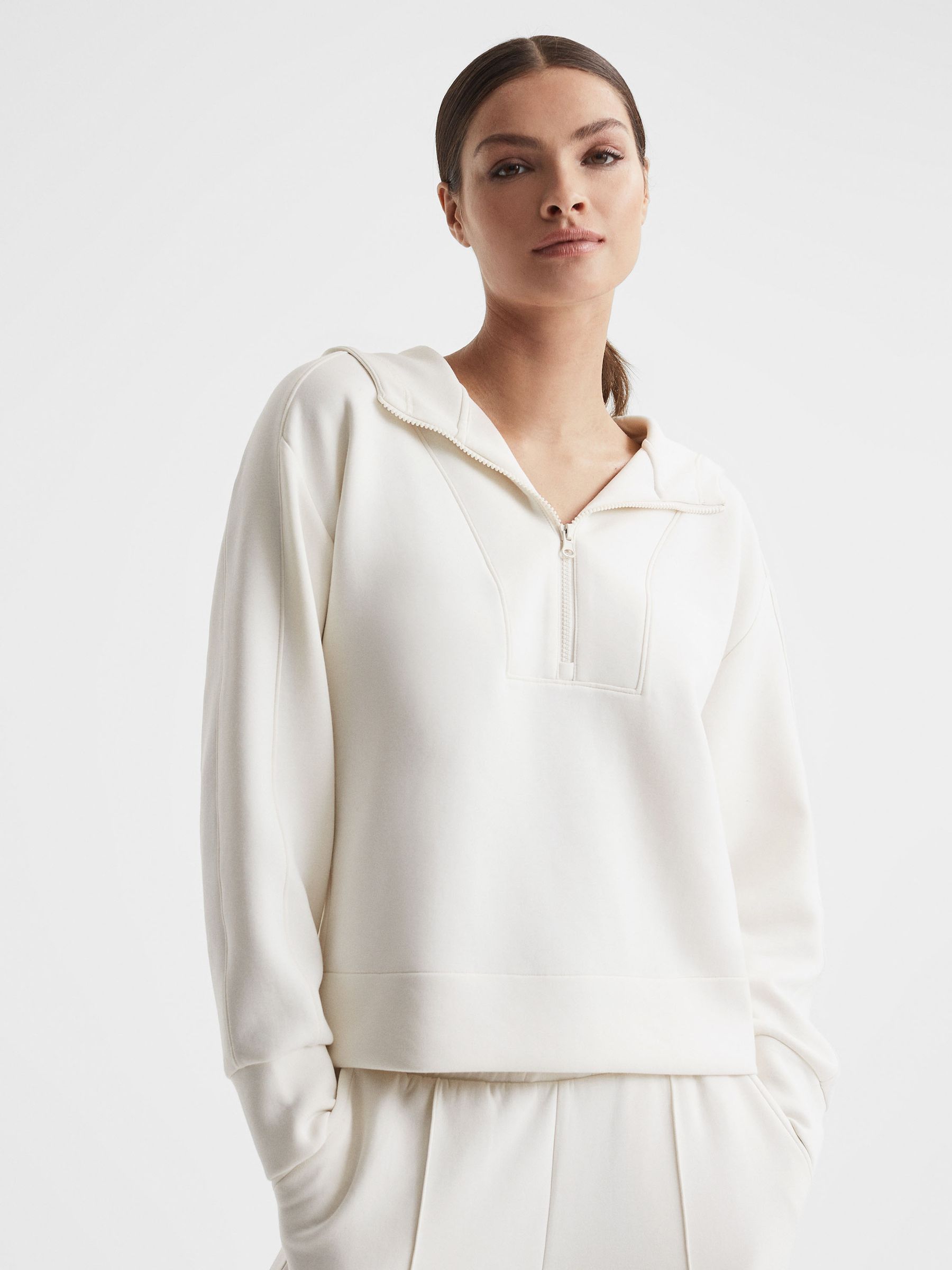 Reiss half zip store