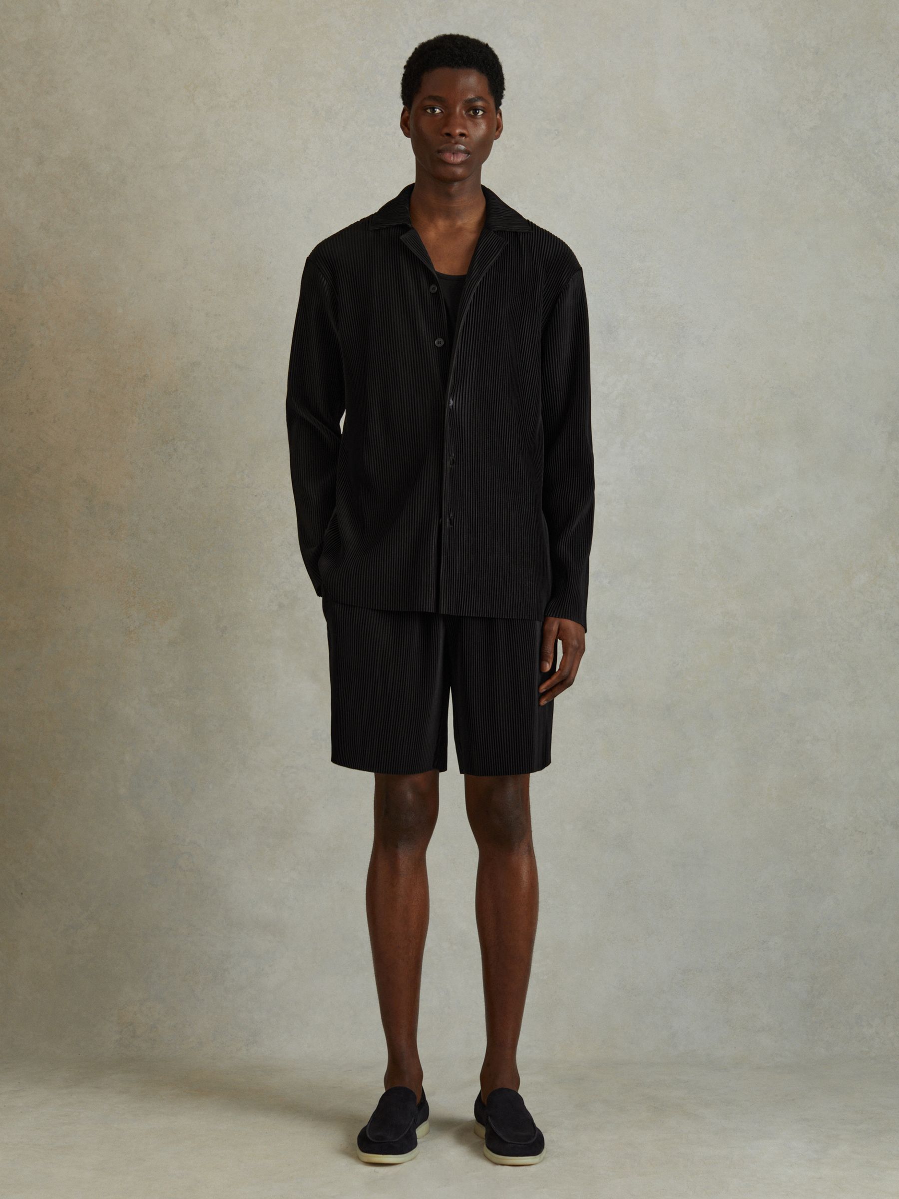Reiss black shorts shop