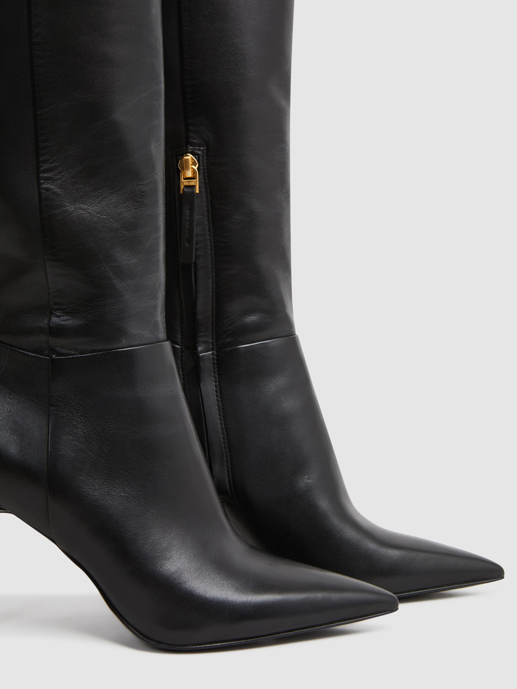Reiss knee high boots clearance