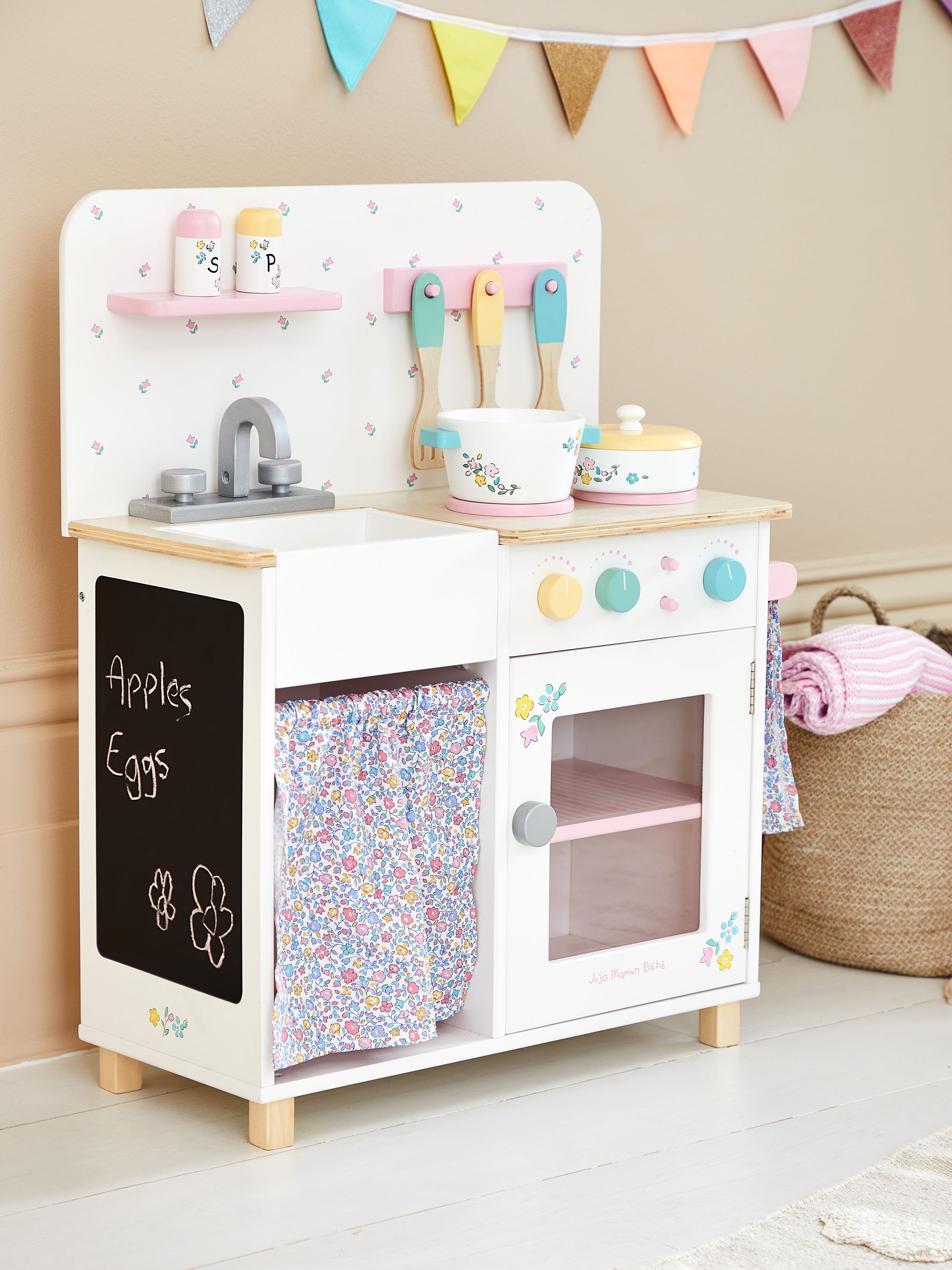 Buy JoJo Maman Bebe Pretty Ditsy Play Kitchen from the JoJo Maman Bebe UK online shop
