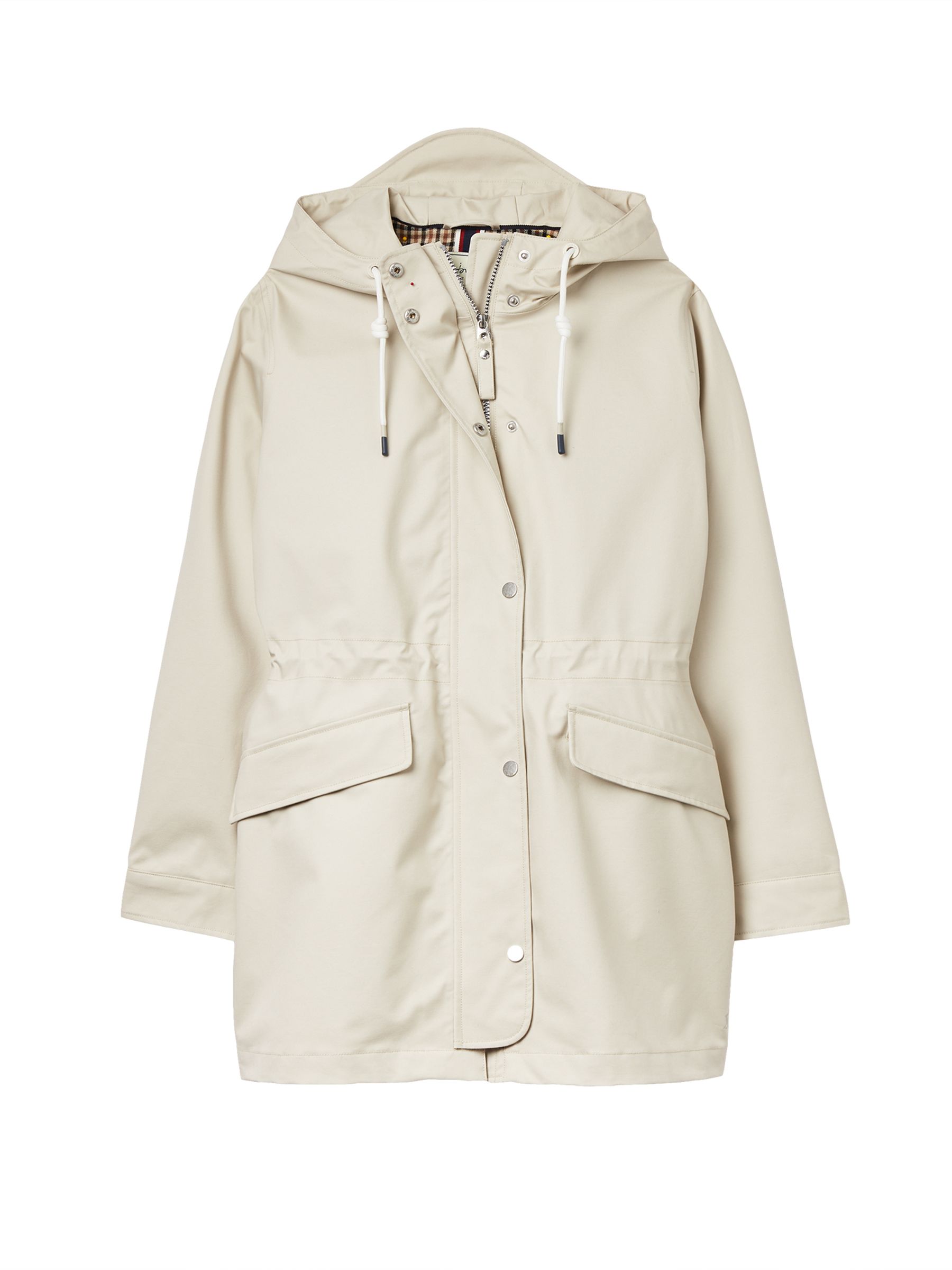 Buy Joules Padstow Neutral Waterproof Raincoat With Hood from the Joules online shop