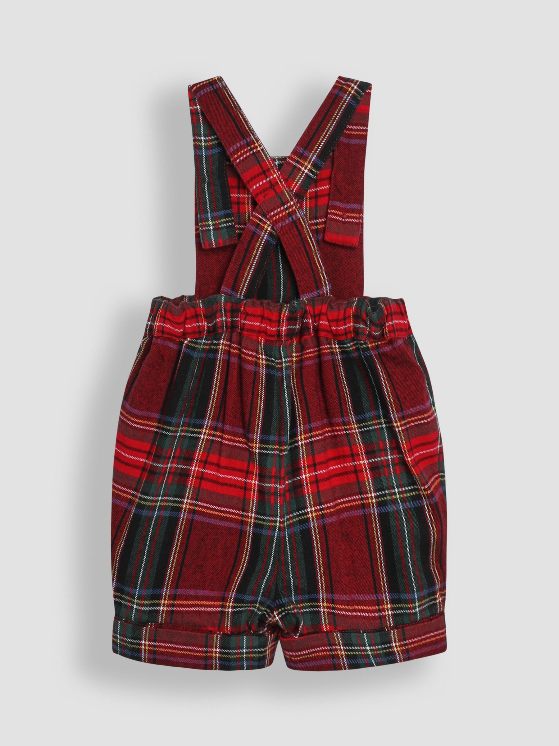Tartan dungaree dress cheap