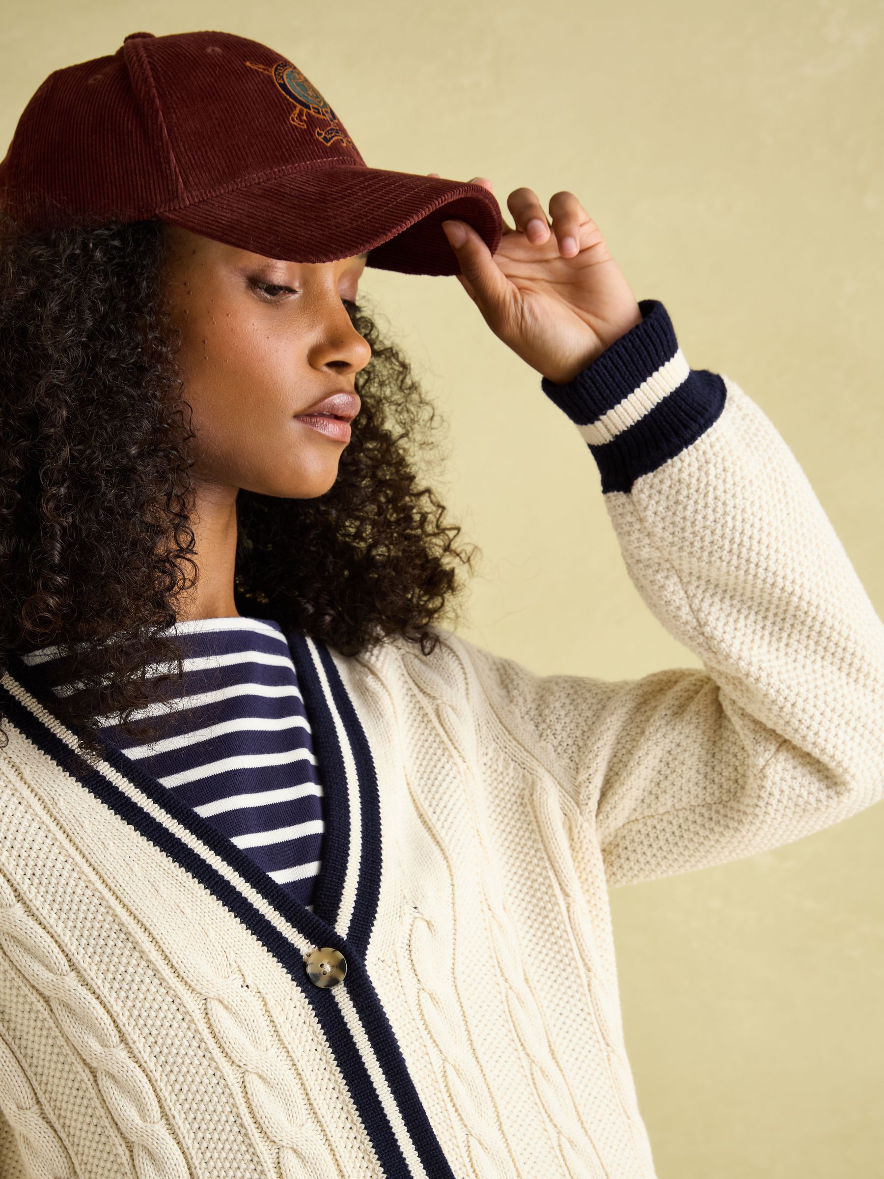 Longline cable cardigan deals