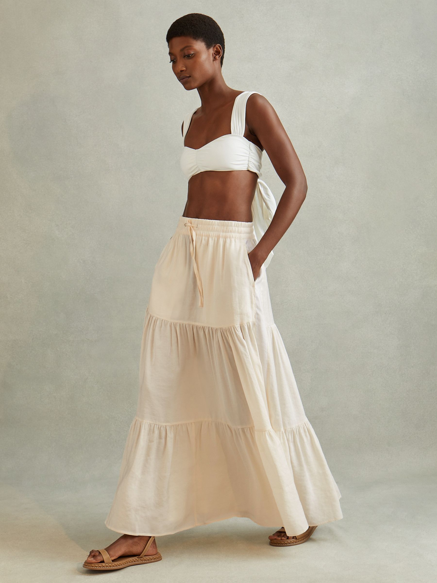White skirt reiss online
