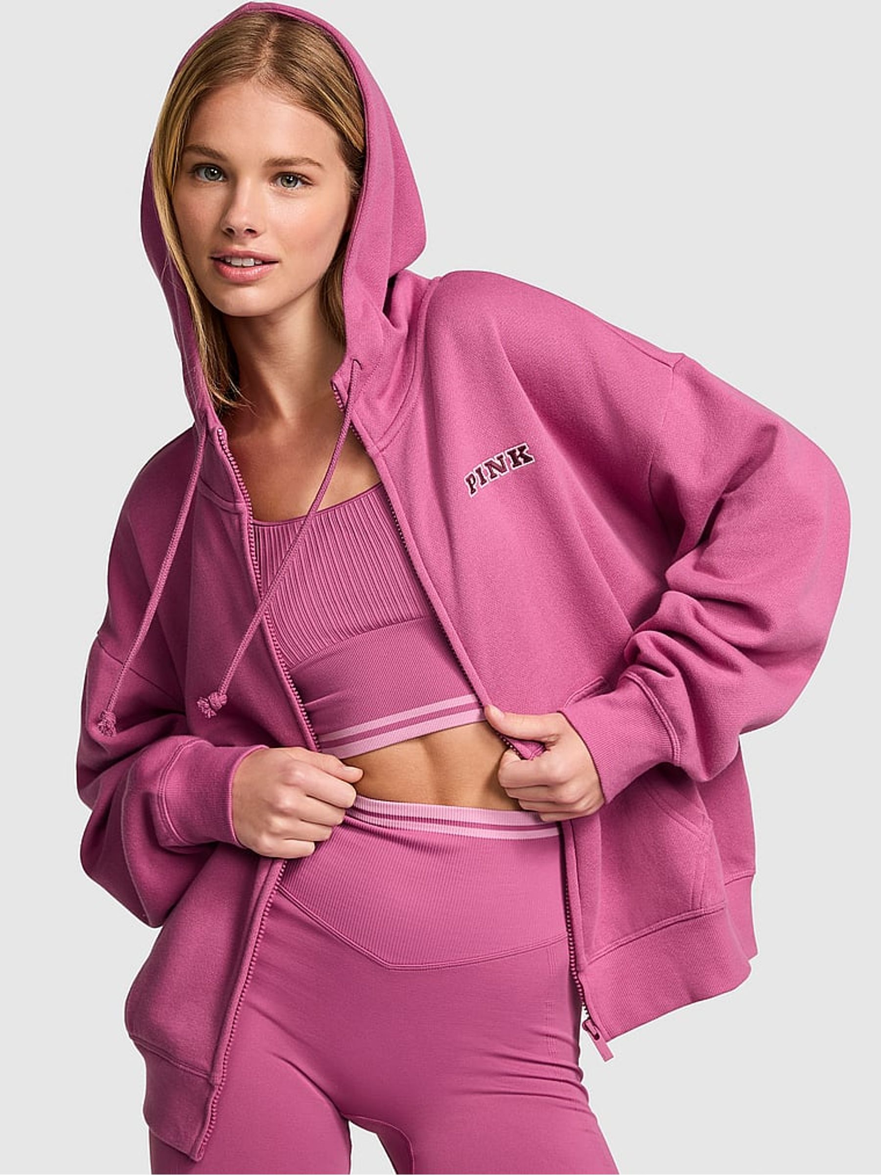Victoria's secret pink hoodies for less sale