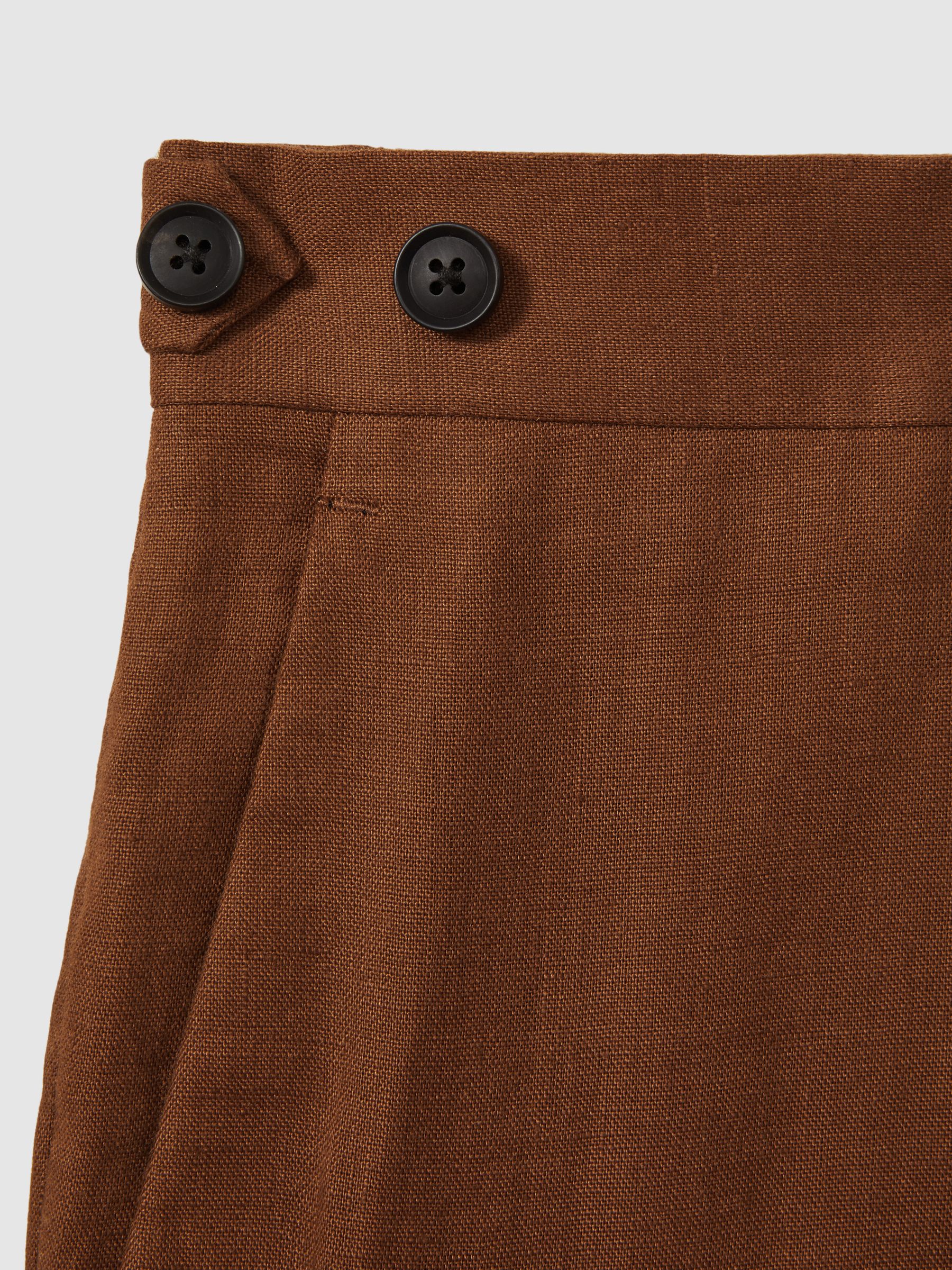 Reiss leather trousers on sale