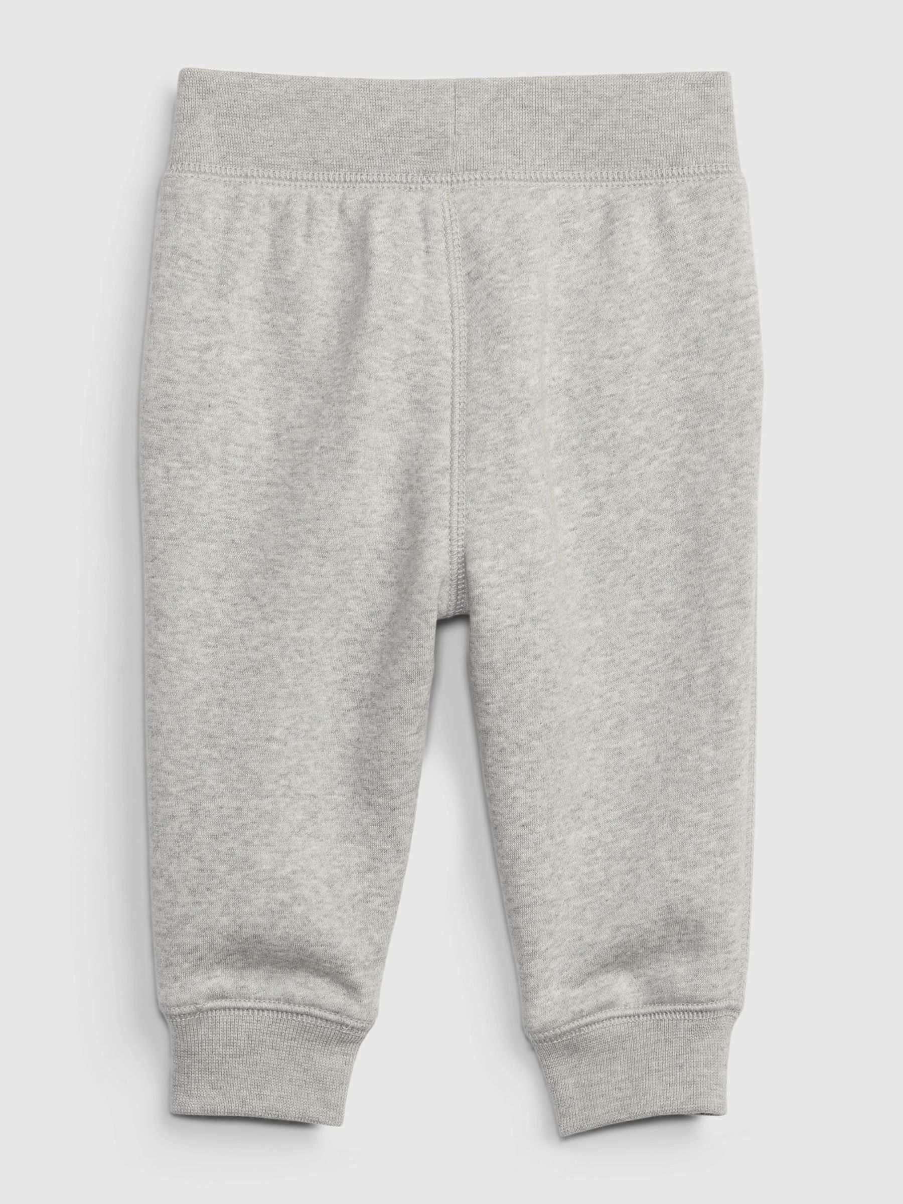 Grey Print Logo Fleece Joggers - Baby - Image 2 of 2