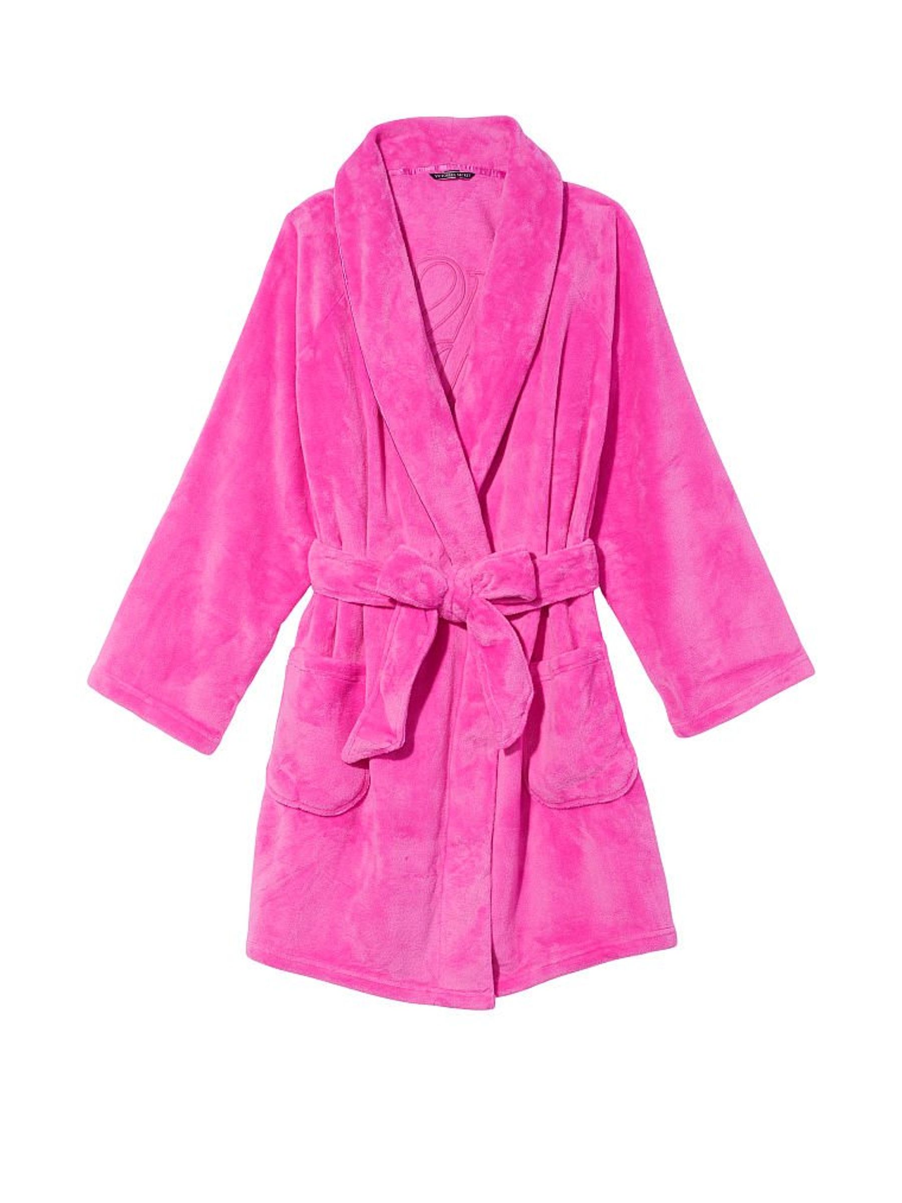 Buy Victoria s Secret Summer Pink Cosy Short Dressing Gown from the Victoria s Secret UK online shop