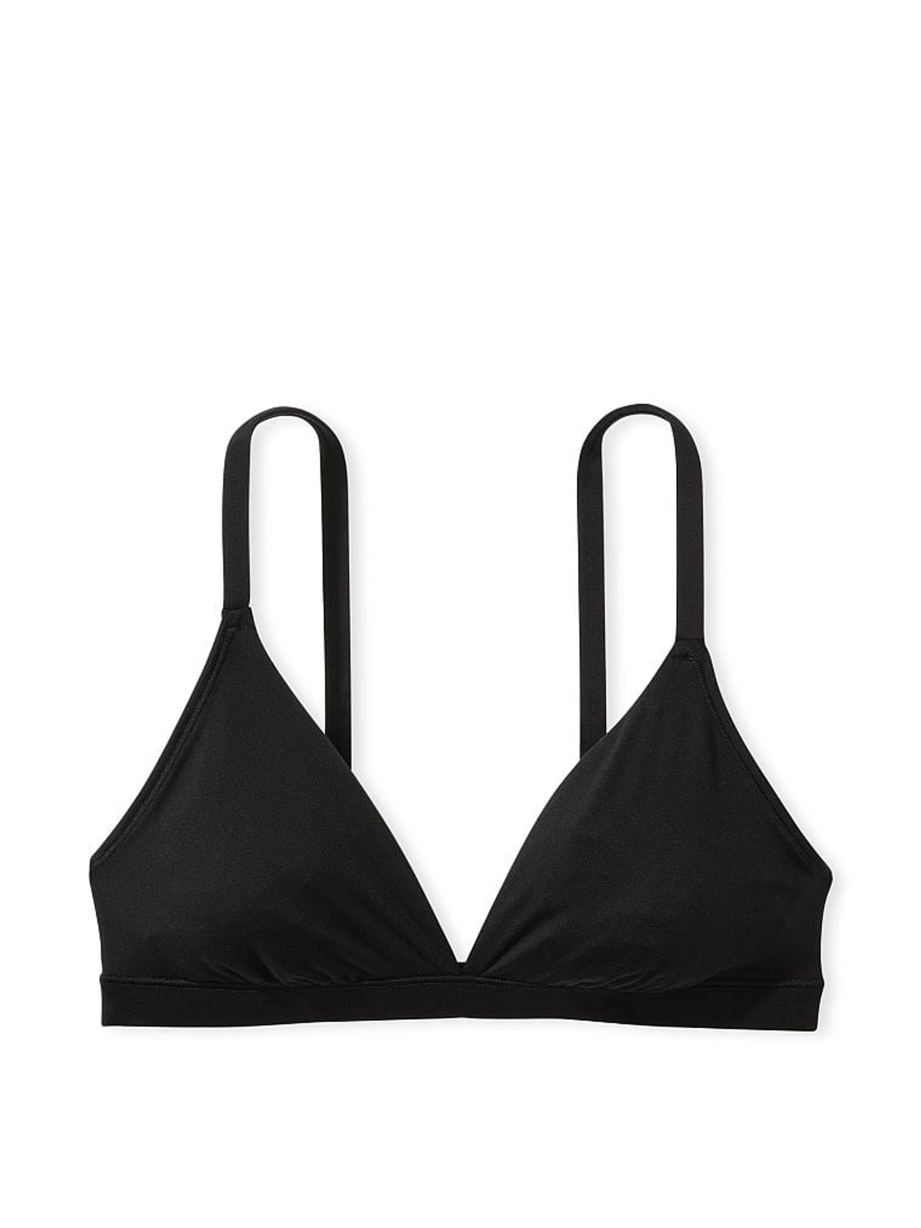 Black triangle bralet sales