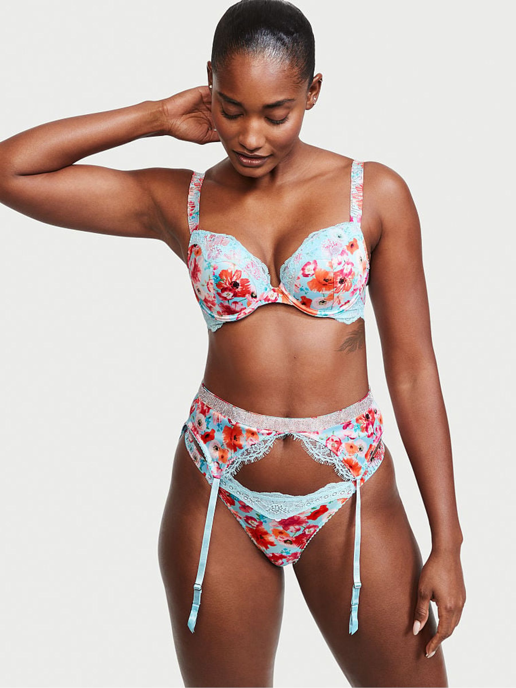 Victoria secret suspender belt discount