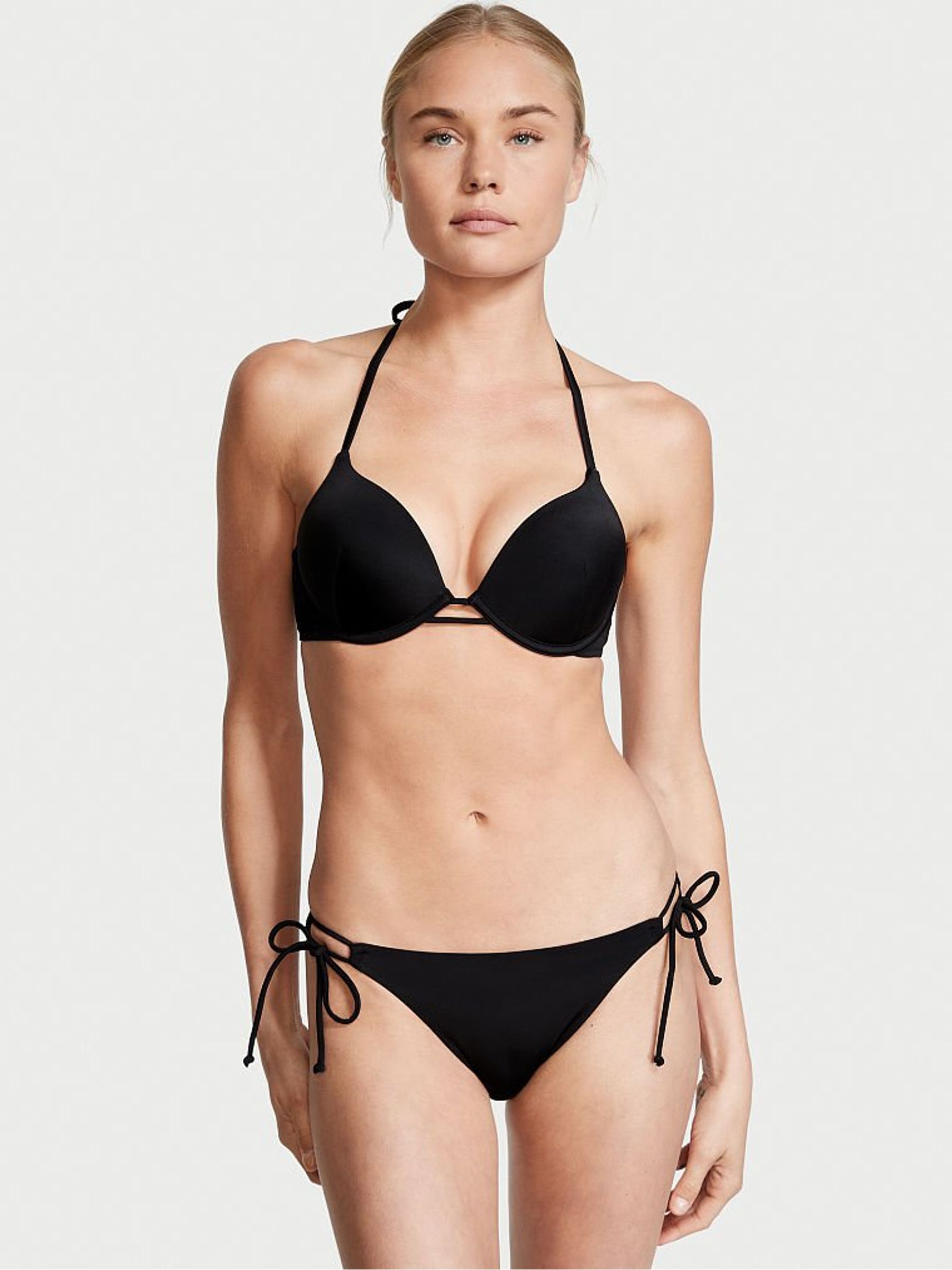 Black Push Up Swim Bikini Top Victoria s Secret UK